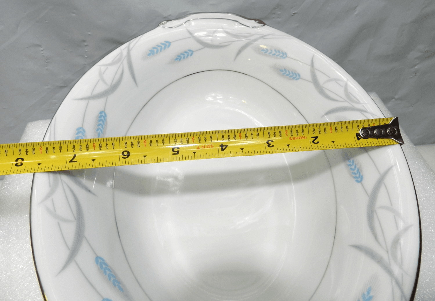 2 VALMONT China ROYAL WHEAT Server Veggie Dish Bowl Japan 10.5" x 8" K22J - Thumbnail 8