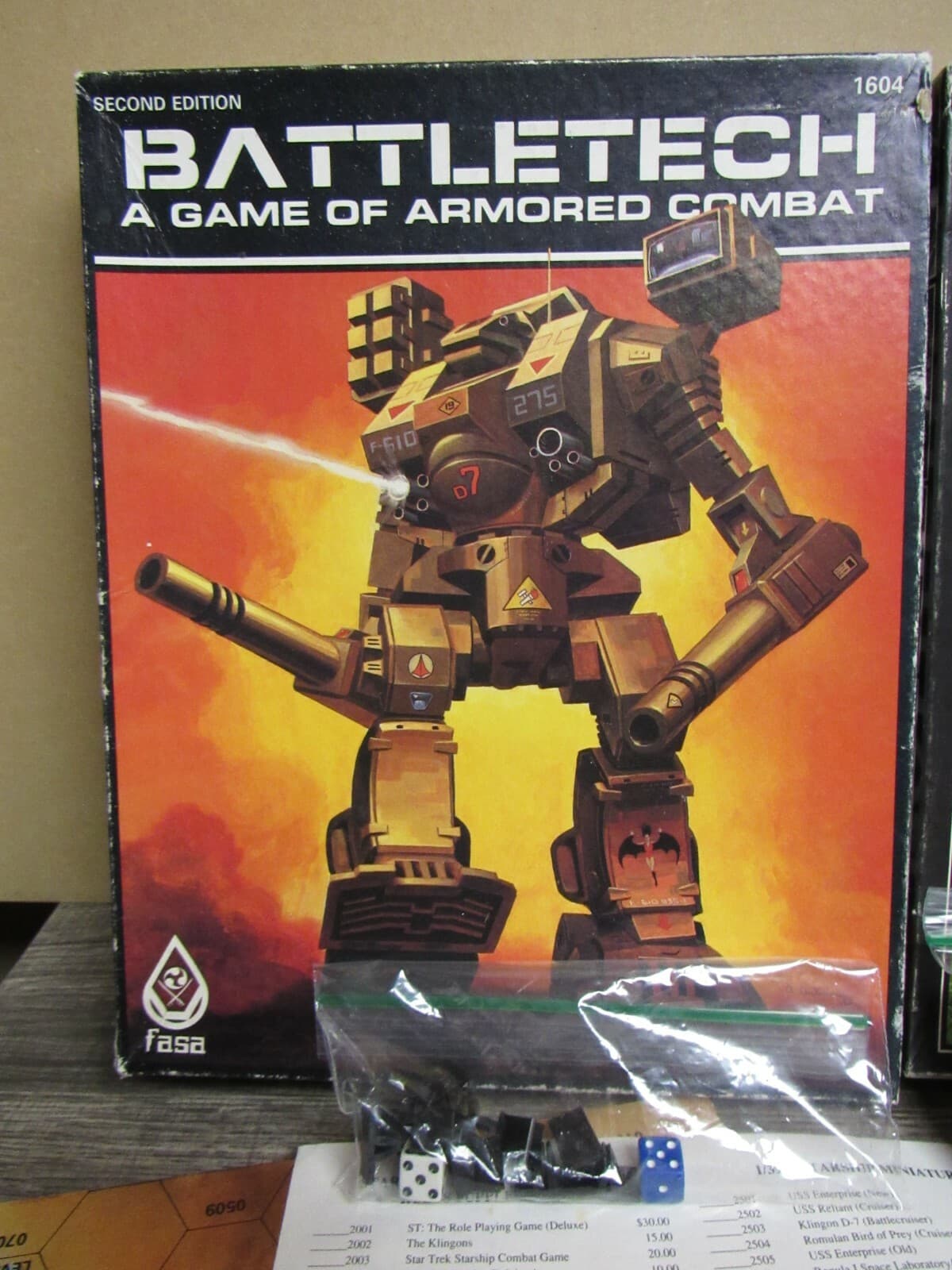 1994 Battletech 2nd Edition 1604 A Game Of Armored Combat - Thumbnail 2