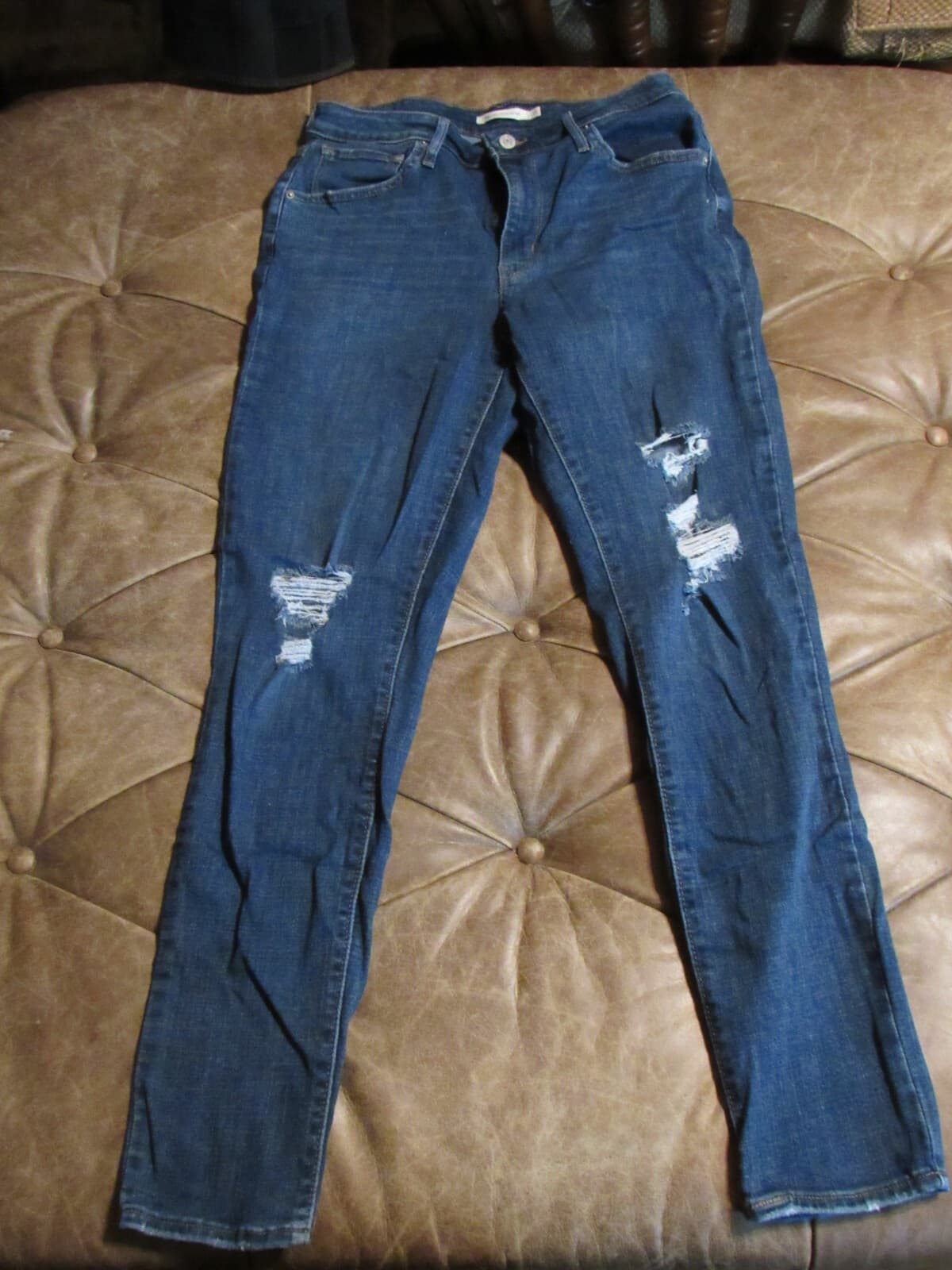 Levi’s 721 High Rise Skinny Jeans Stretch Women’s Size 31x30 (Q22M) - Thumbnail 4