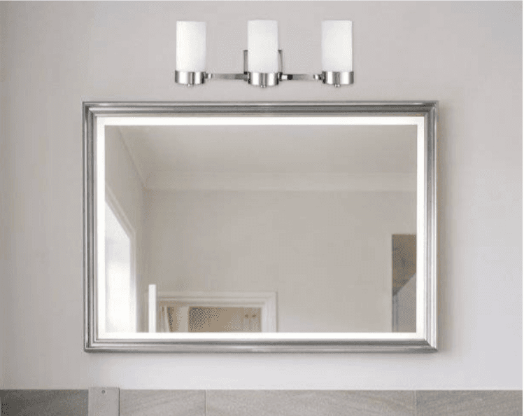 Globe Electric Marcie 24 in. 3-Light Frosted Glass Shade Chrome Vanity Light L2K - Thumbnail 4