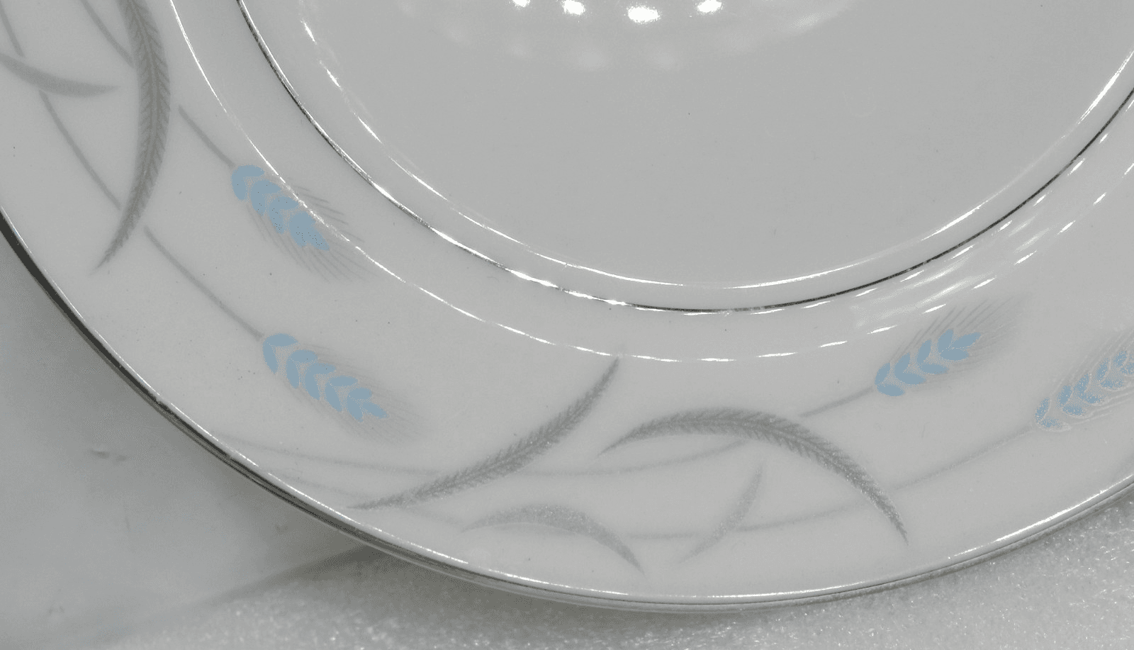 9PC Valmont China Japan Royal Wheat Bread/ Dessert Plates 6 1/2” & 7 1/2" K24J - Thumbnail 7