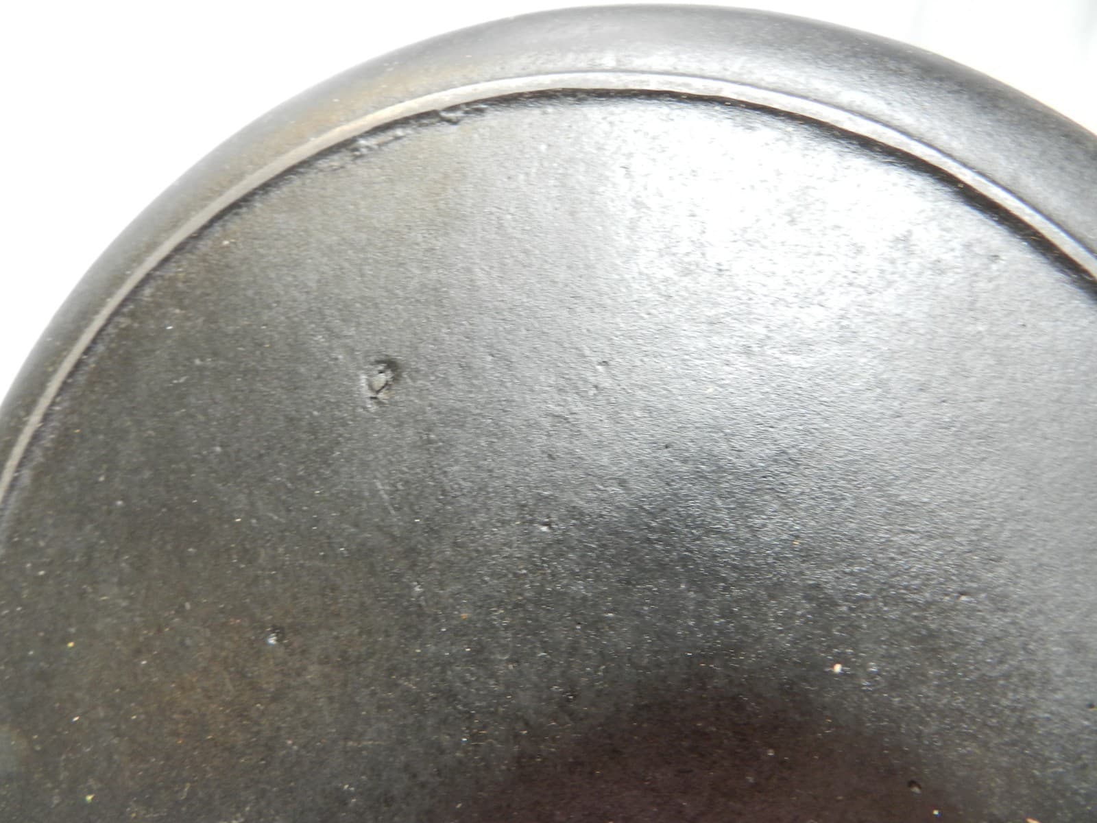 Vintage Lodge Cast Iron Skillet Frying Pan No. 5 8" Sits Flat (I28S) - Thumbnail 7