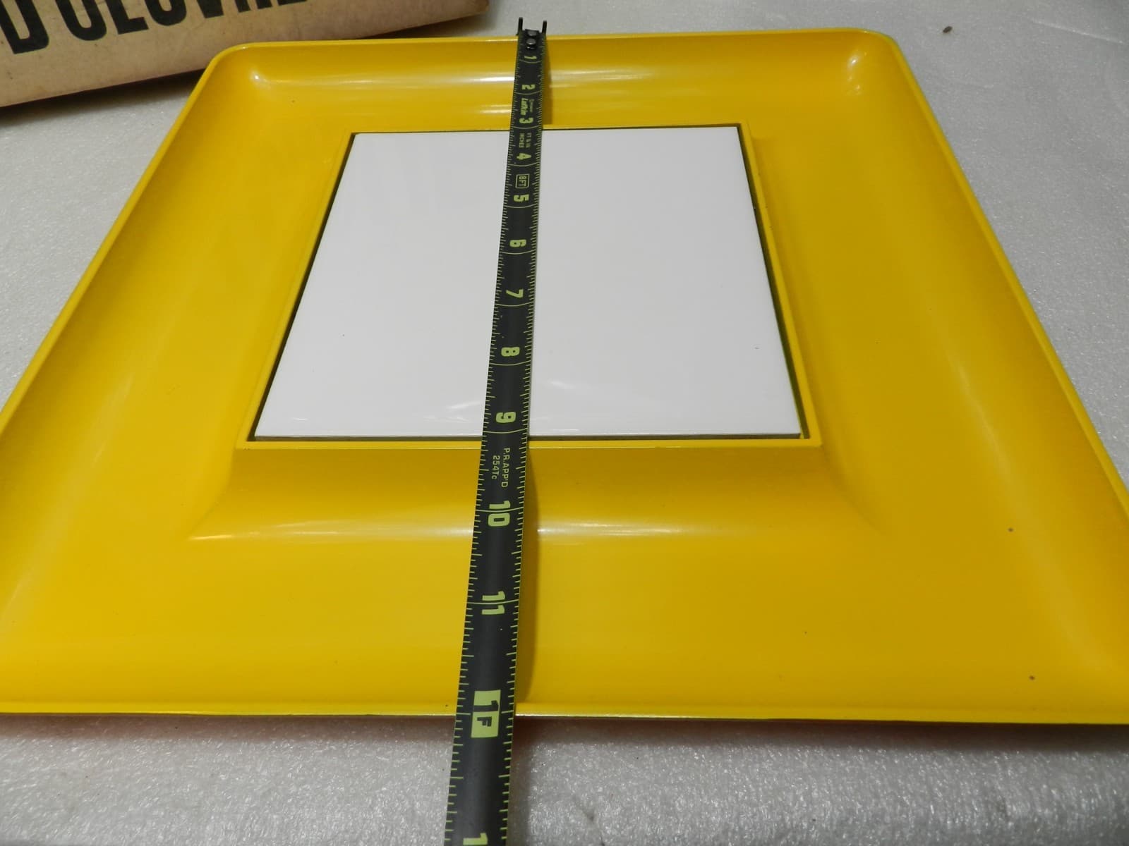 Georges Briard Serving Hors D'oeuvre Tray Yellow Orange Boutique Vintage MCM C8J - Thumbnail 5