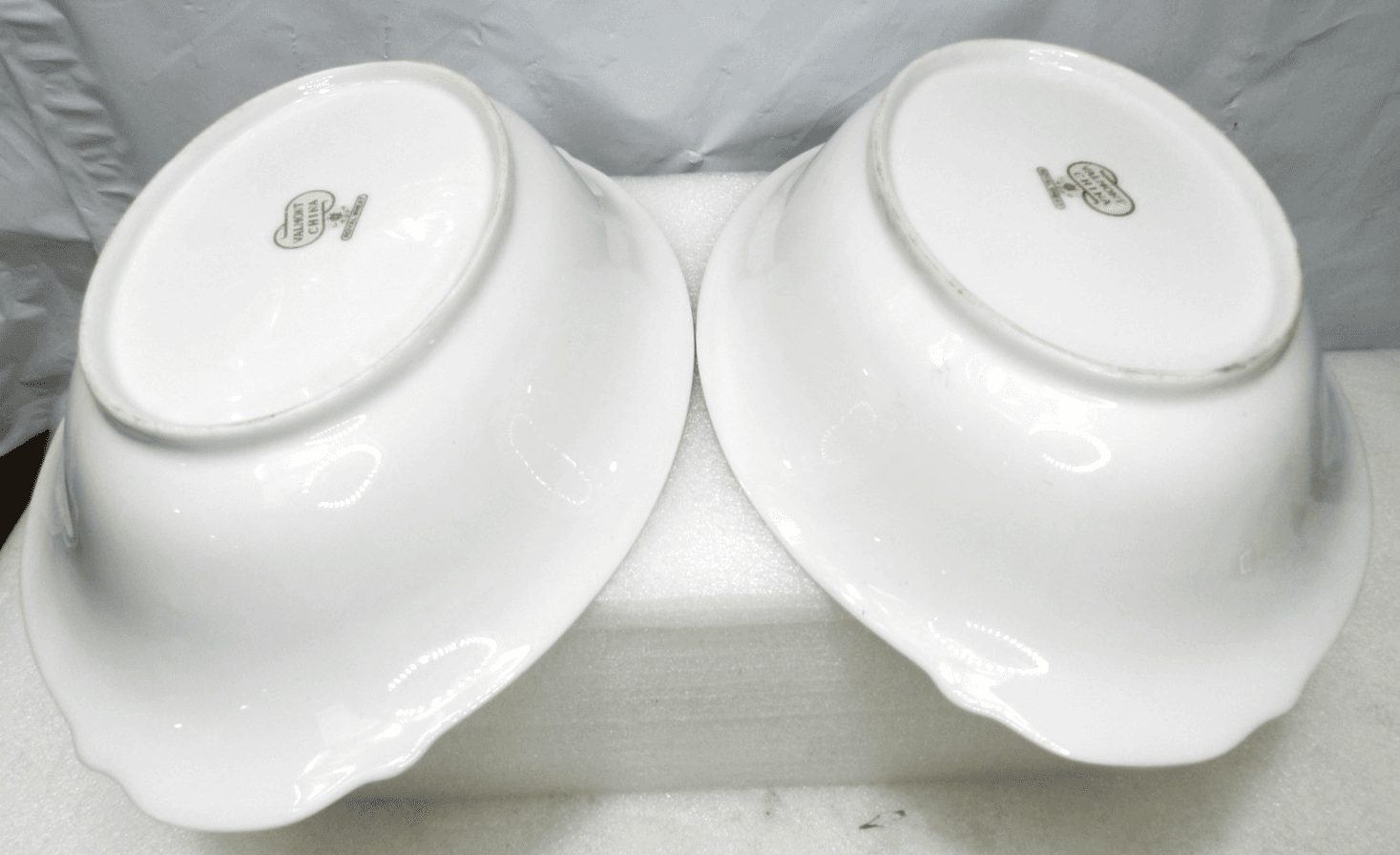 2 VALMONT China ROYAL WHEAT Server Veggie Dish Bowl Japan 10.5" x 8" K22J - Thumbnail 10