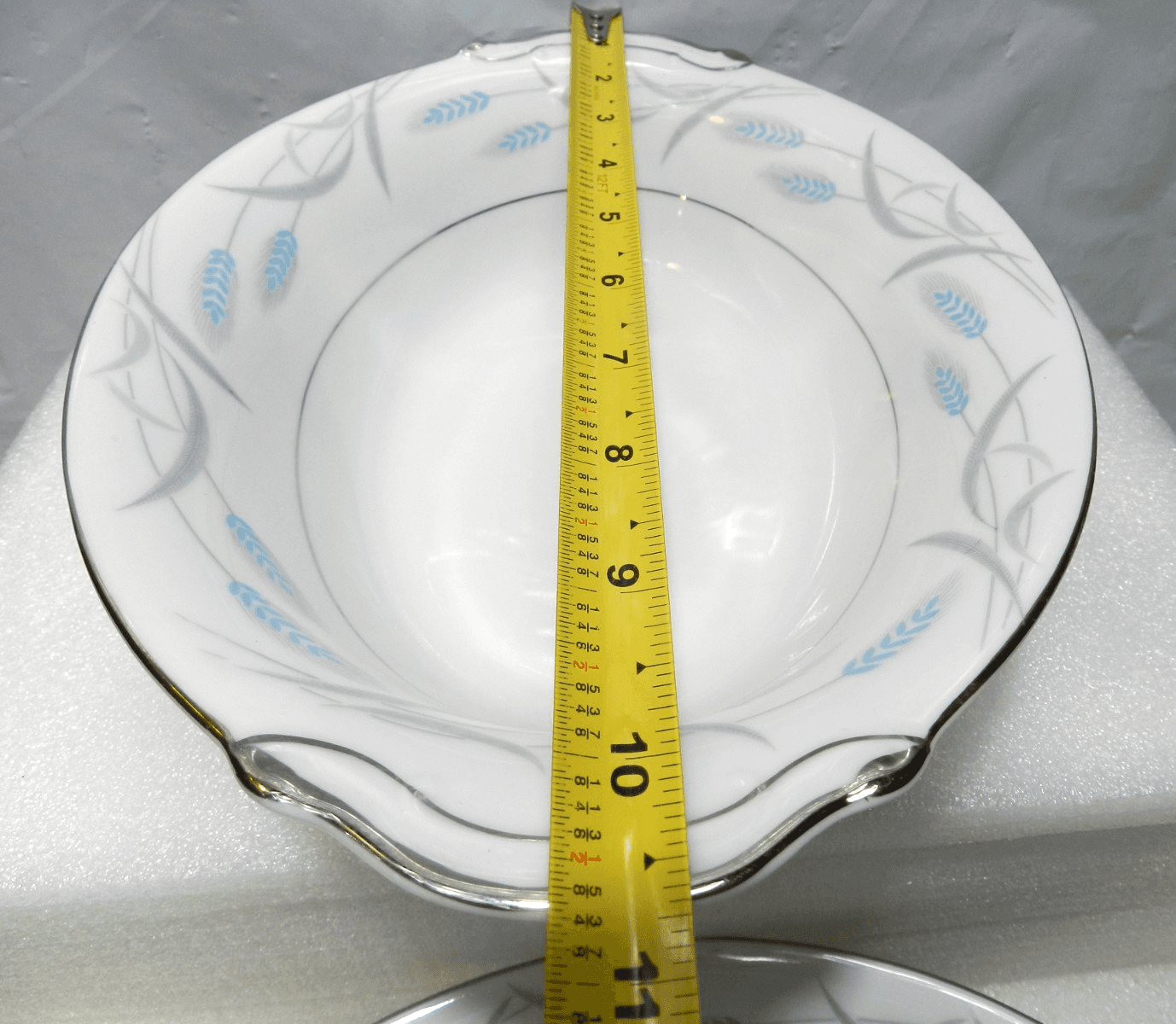 2 VALMONT China ROYAL WHEAT Server Veggie Dish Bowl Japan 10.5" x 8" K22J - Thumbnail 7
