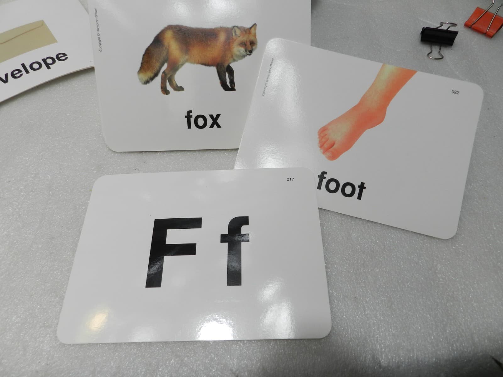 Hampton-Brown Phonics Picture Cards Homeschool Classroom 189 Gloss Cards (C13J) - Thumbnail 6