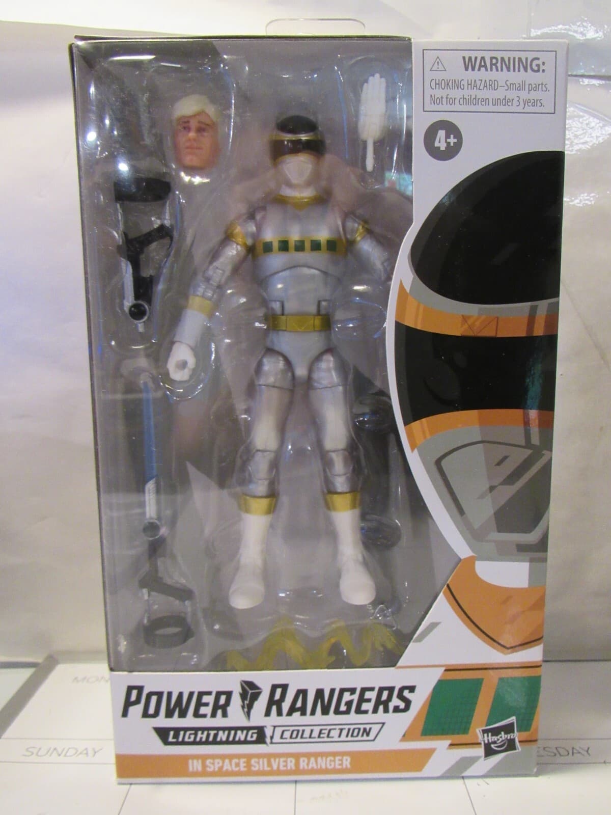 Power Rangers Lightning Collection In Space Silver Ranger 6" Figure E90K - Thumbnail 7