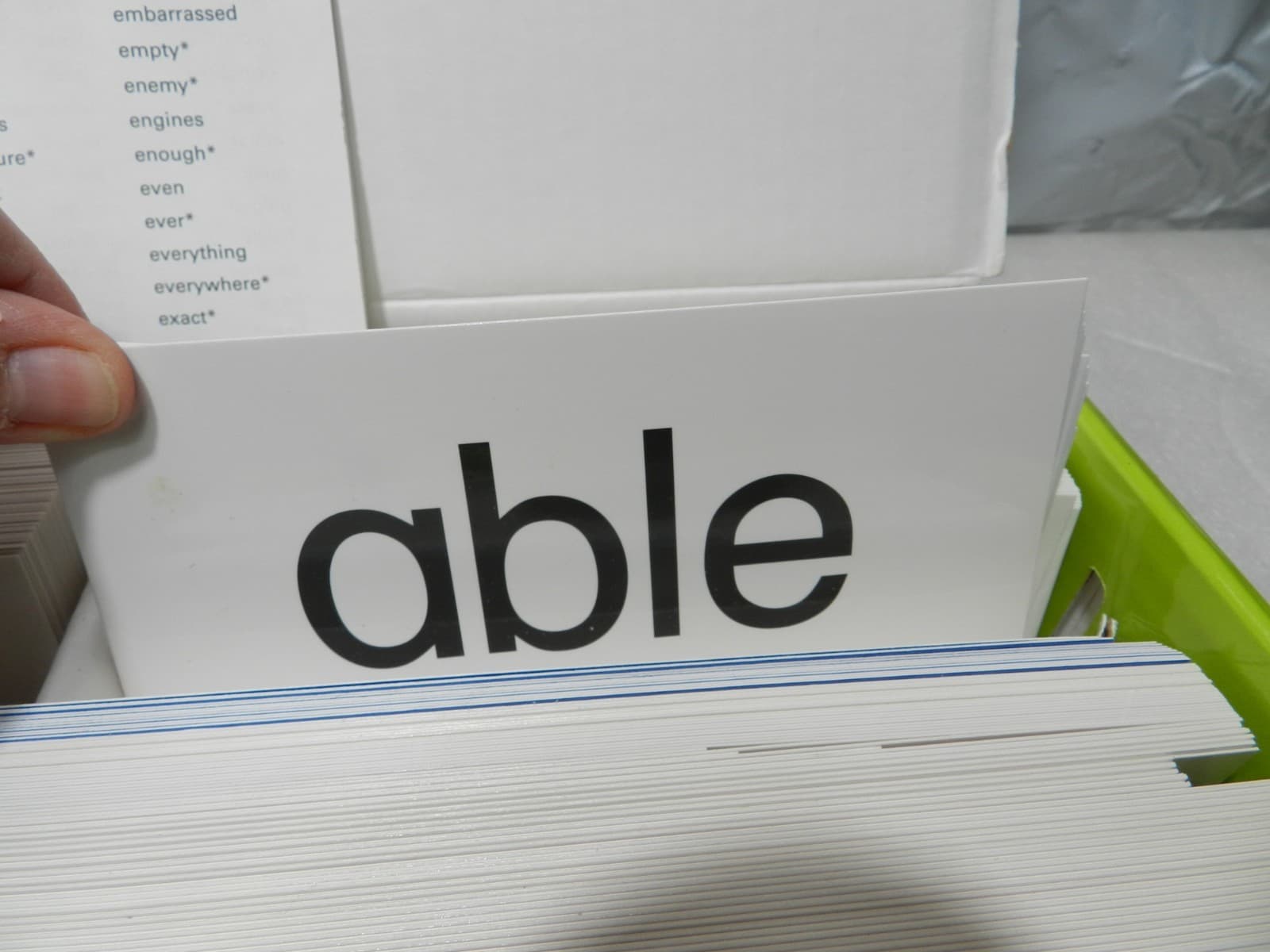 WORD-WALL CARDS GR. 2 Scott Foresman Phonics/Vocabulary High Frequency Words C11 - Thumbnail 9