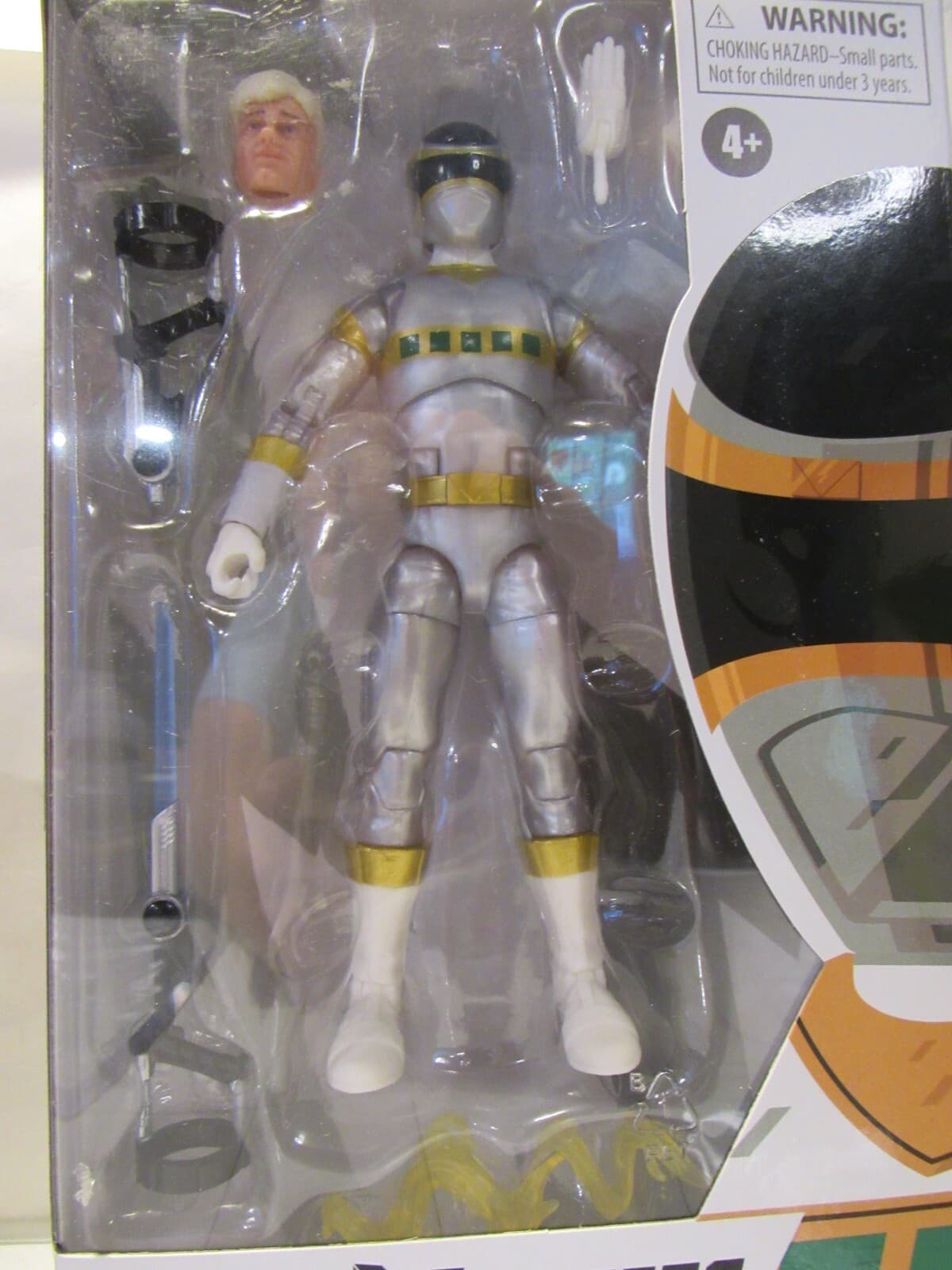 Power Rangers Lightning Collection In Space Silver Ranger 6" Figure E90K - Thumbnail 9