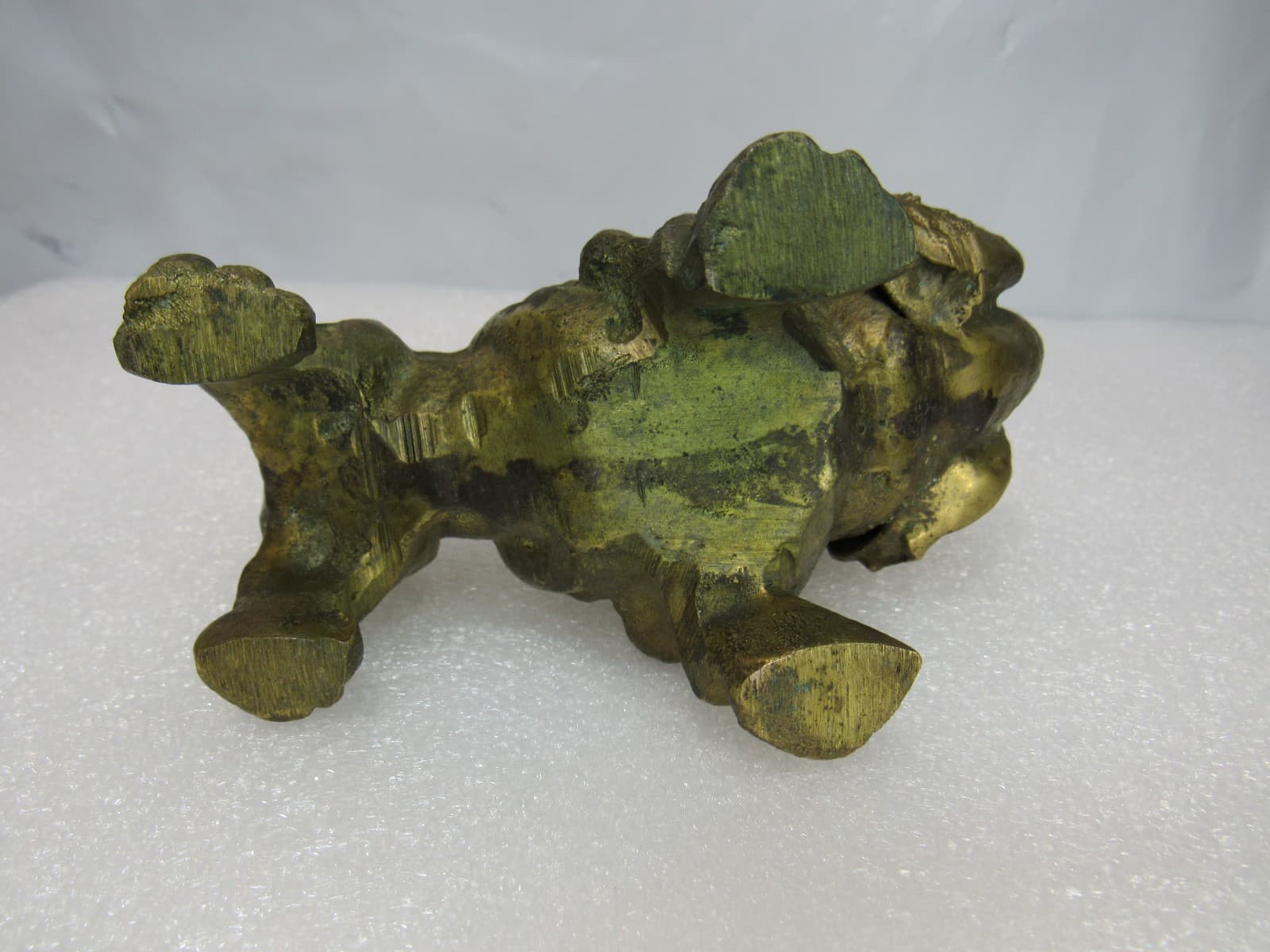 Vintage JB Solid Brass English Bulldog Figurine Paperweight Ornament 1970s I32S - Thumbnail 6