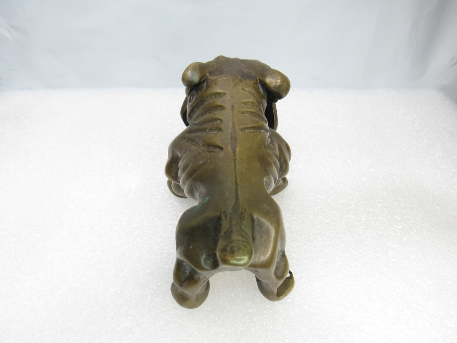 Vintage JB Solid Brass English Bulldog Figurine Paperweight Ornament 1970s I33S - Thumbnail 12