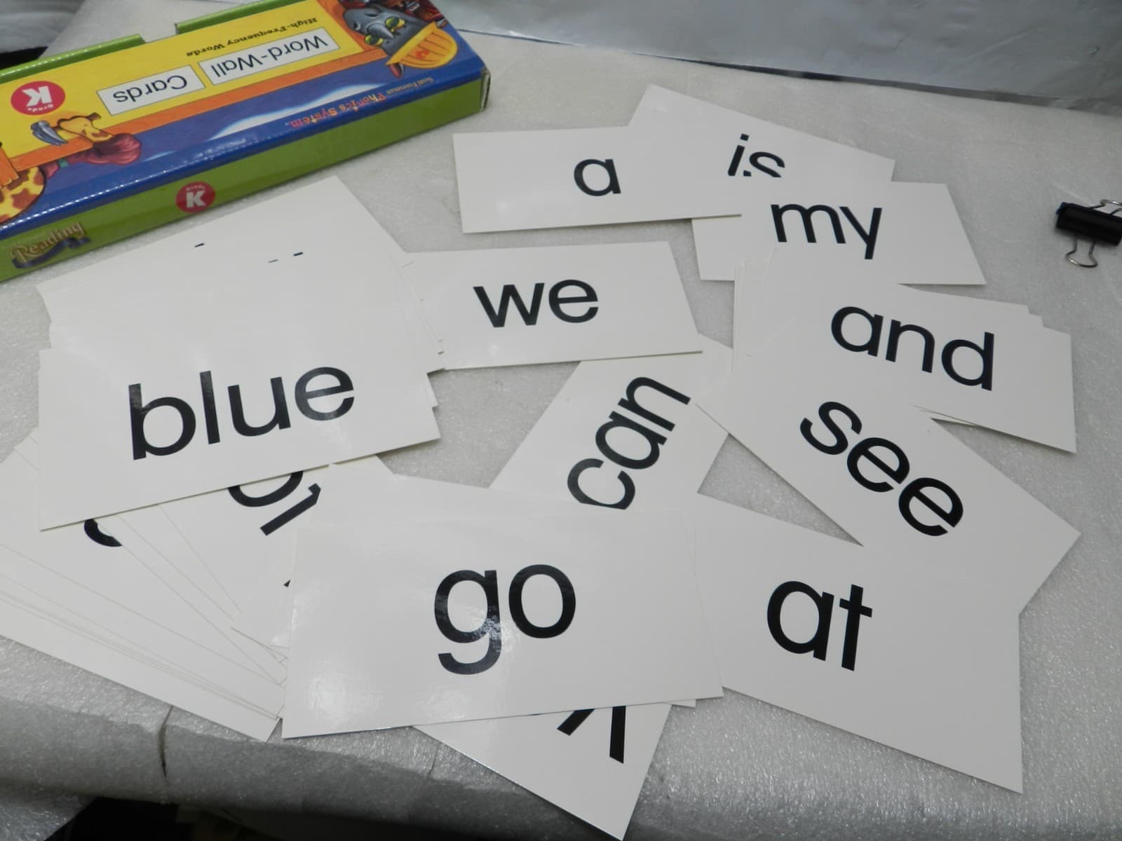 WORD-WALL CARDS GR. K Scott Foresman Phonics/Vocabulary High Frequency Words C12 - Thumbnail 4