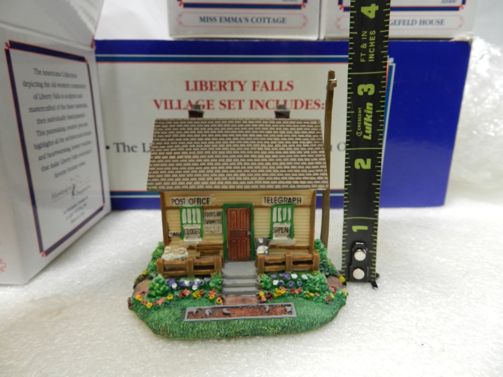 Set Of 3 LIBERTY FALLS Miniature Village Christmas Buildings AH407 (C21J) - Thumbnail 5