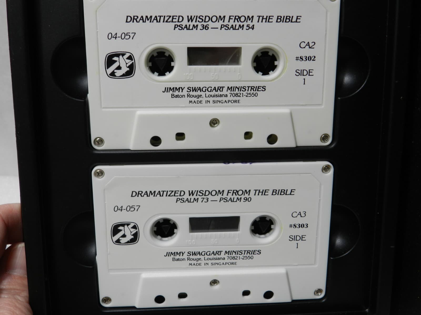 Jimmy Swaggart Dramatized Wisdom From The Bible 6 Audio Cassette Tapes 1986 E21J - Thumbnail 4