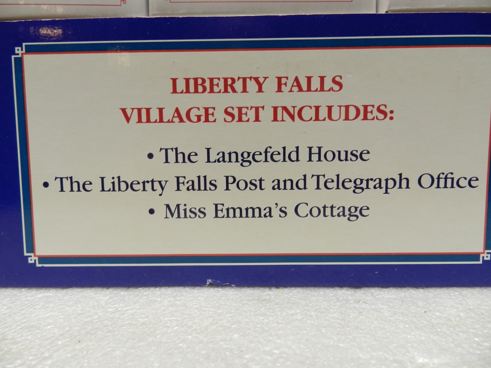 Set Of 3 LIBERTY FALLS Miniature Village Christmas Buildings AH407 (C21J) - Thumbnail 2