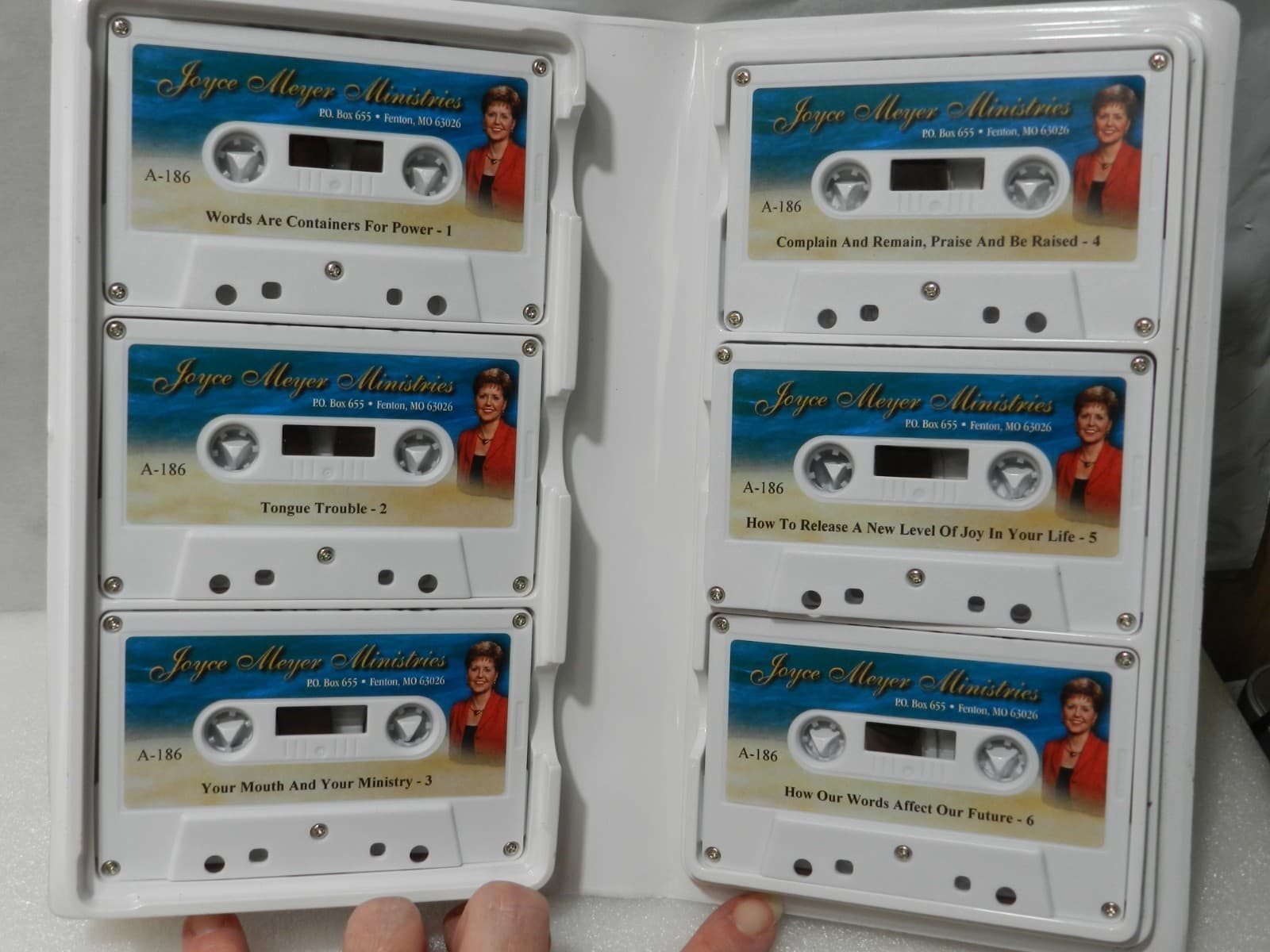 Joyce Meyer "Is Your Mouth Saved?" 6 Cassette Set E22J - Thumbnail 2