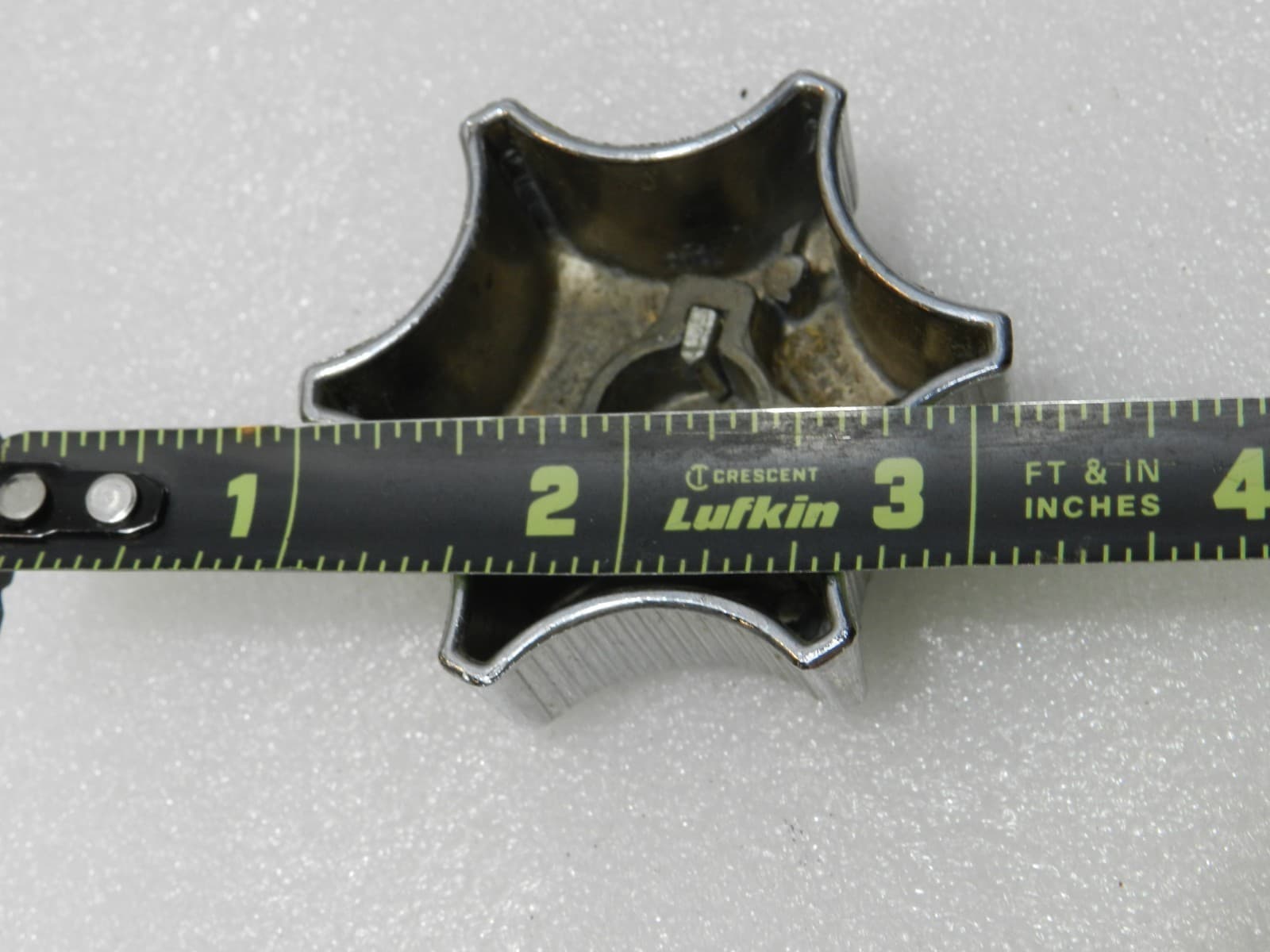 Vintage Melard Chrome Old School Sink Knobs Hot/Cold Set (E19J) - Thumbnail 6