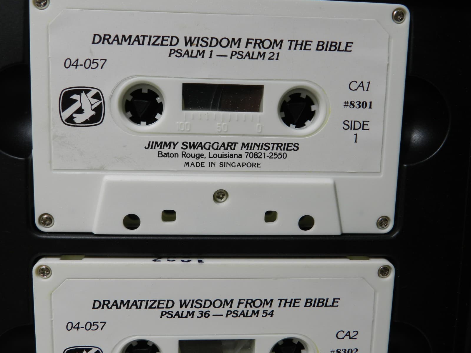 Jimmy Swaggart Dramatized Wisdom From The Bible 6 Audio Cassette Tapes 1986 E21J - Thumbnail 3
