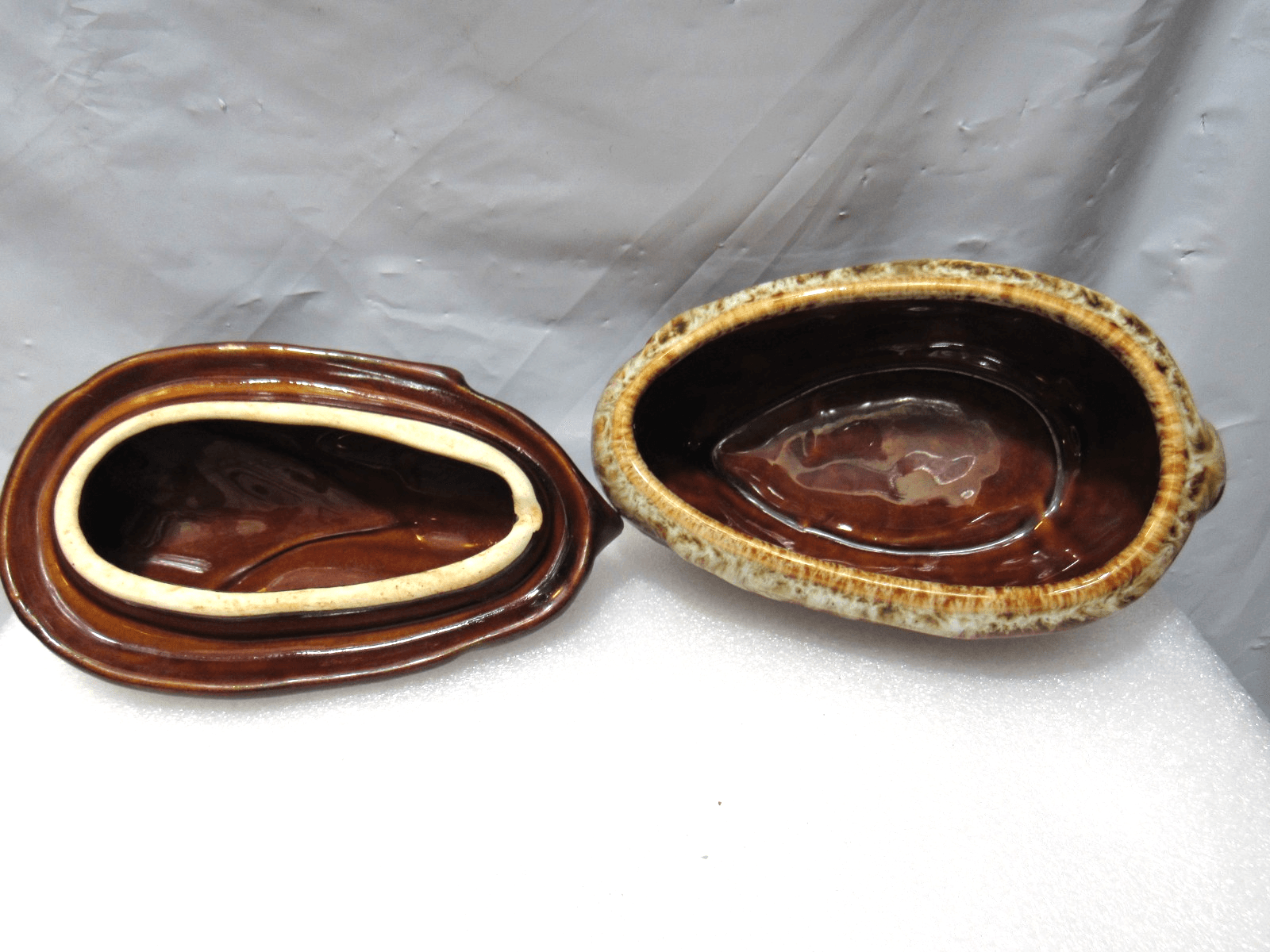 VTG Terrace Maize Ware Brown Drip Shawnee Corn Cob King Covered Dish #73 (I43S) - Thumbnail 6