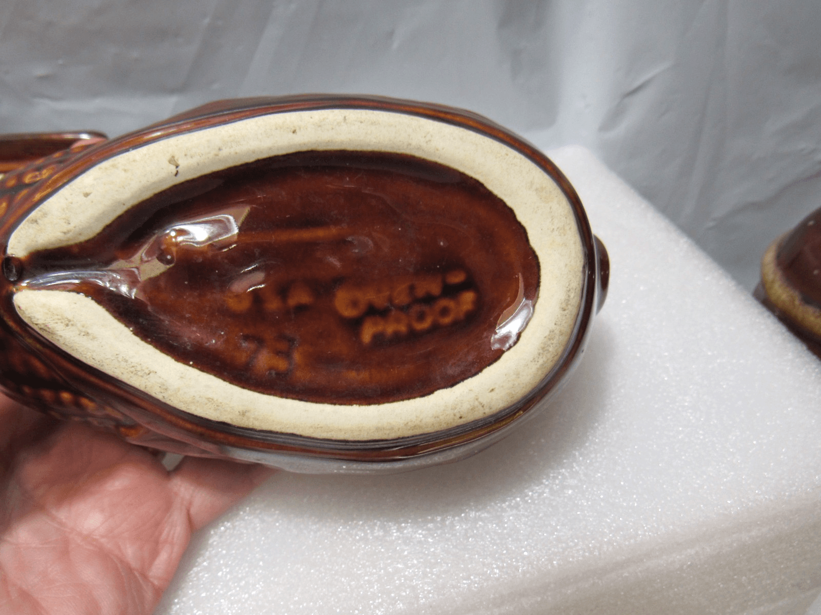 VTG Terrace Maize Ware Brown Drip Shawnee Corn Cob King Covered Dish #73 (I43S) - Thumbnail 7