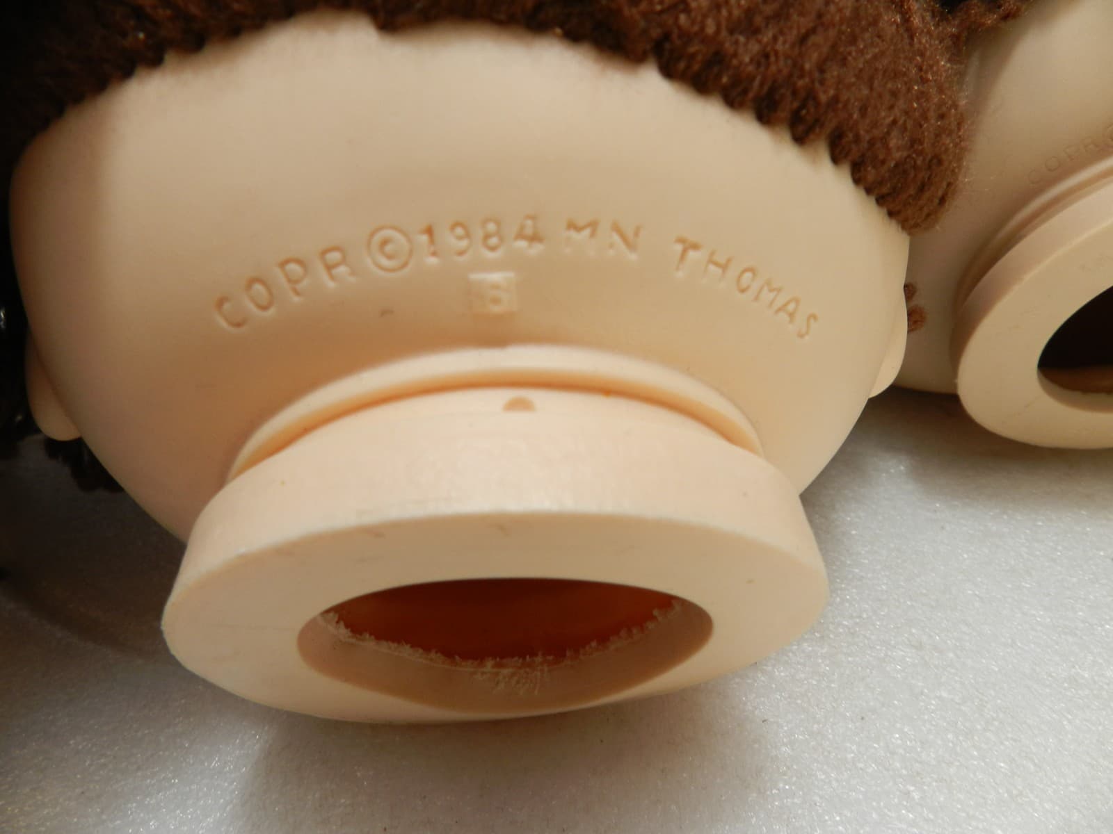 3 Cabbage Patch Doll Heads 1984 Heads Only 2 Girls 1 Boy Unused Doll Making K30J - Thumbnail 6