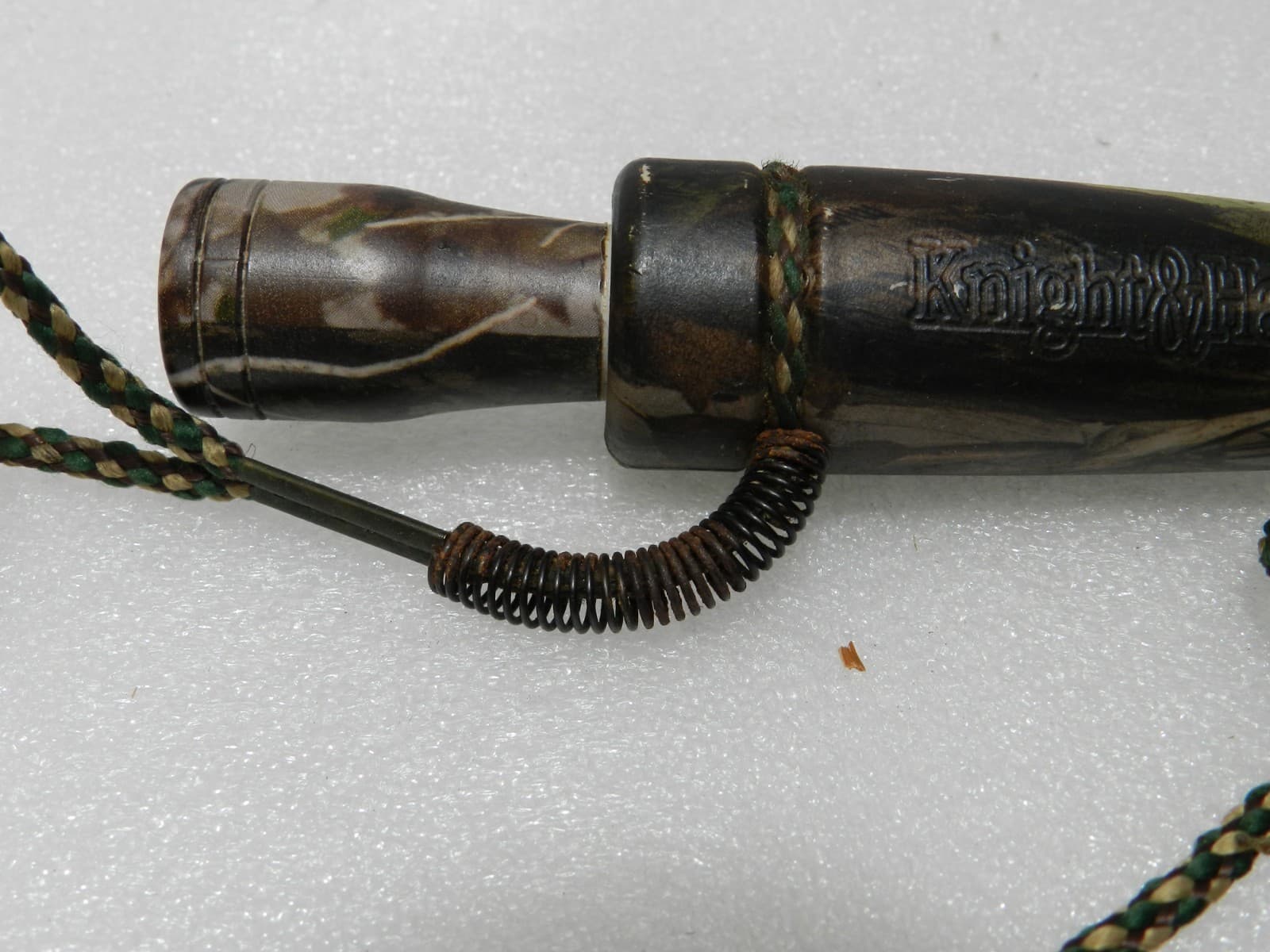 Vintage Knight & Hale EZ Grunter Plus Deer Call Camouflage Hunting Outdoors L91S - Thumbnail 3