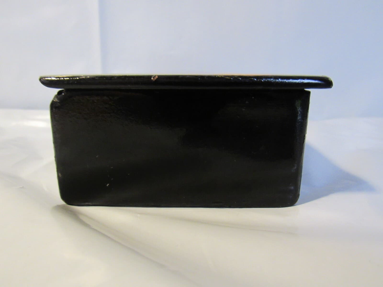 Vintage Fedoskino Russian Lacquer Jewelry Trinket Box Landscape Harvest Y7S - Thumbnail 5