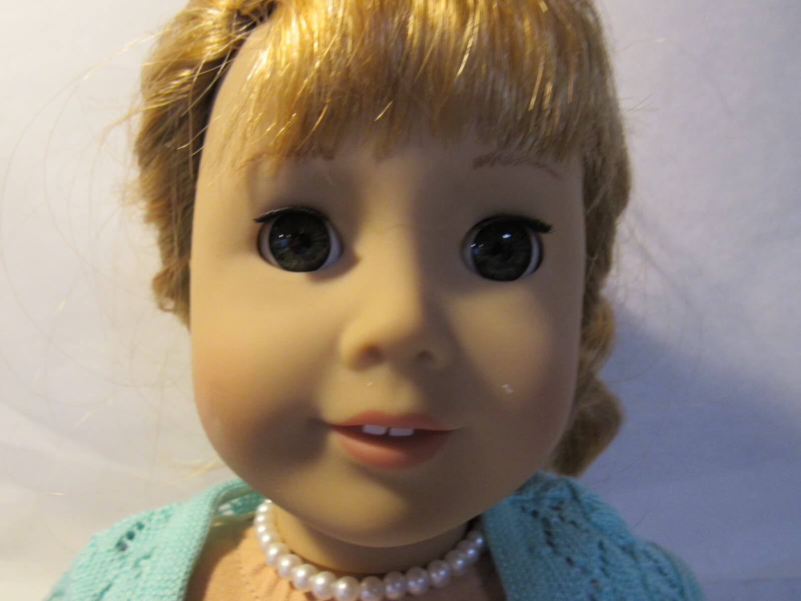 American Girl Doll MaryEllen 18" Striped Dress Sweater D27K - Thumbnail 2