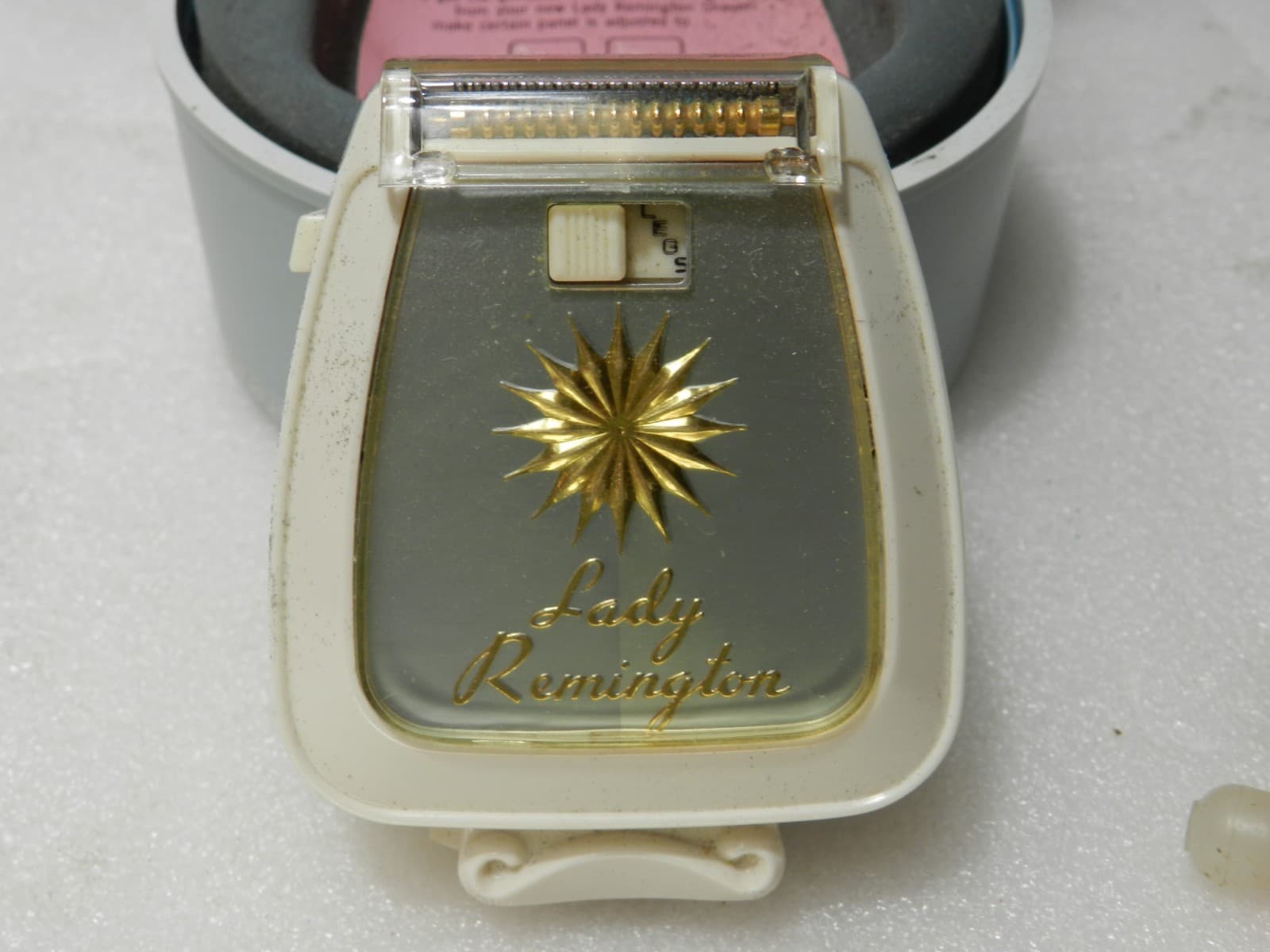 Vintage Lady Remington Electric Razor Blue (F91J) - Thumbnail 4