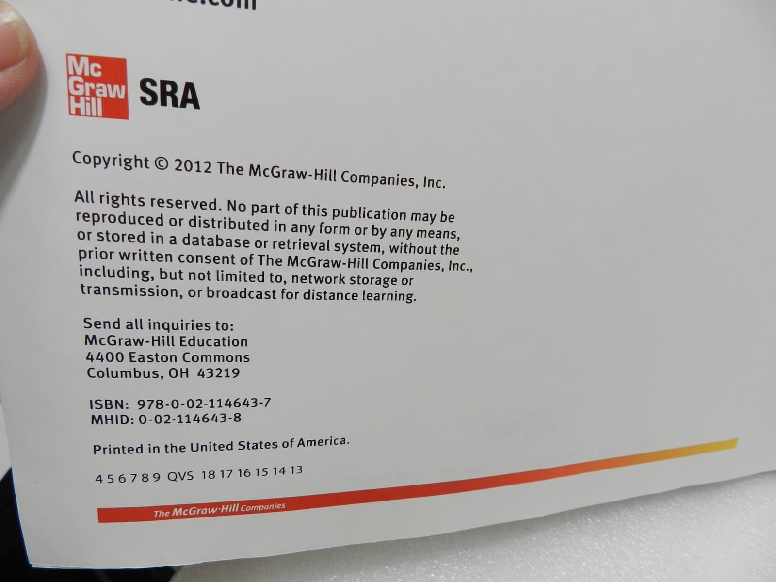 SRA McGraw Hill Early Interventions In Reading Read-Aloud Book Grade K E33J - Thumbnail 2