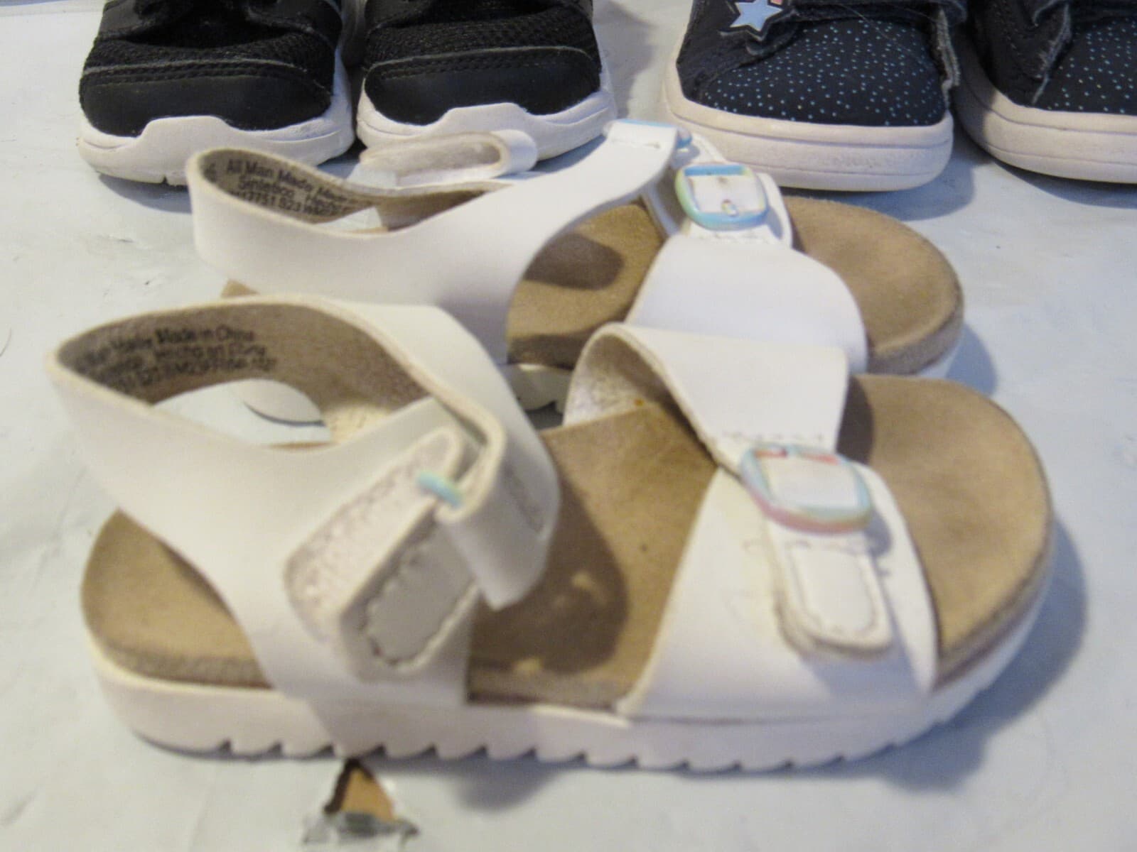 3 Pair Infant Toddler Girls Shoes Puma Nike Wander Nation Size 4 B32M - Thumbnail 2