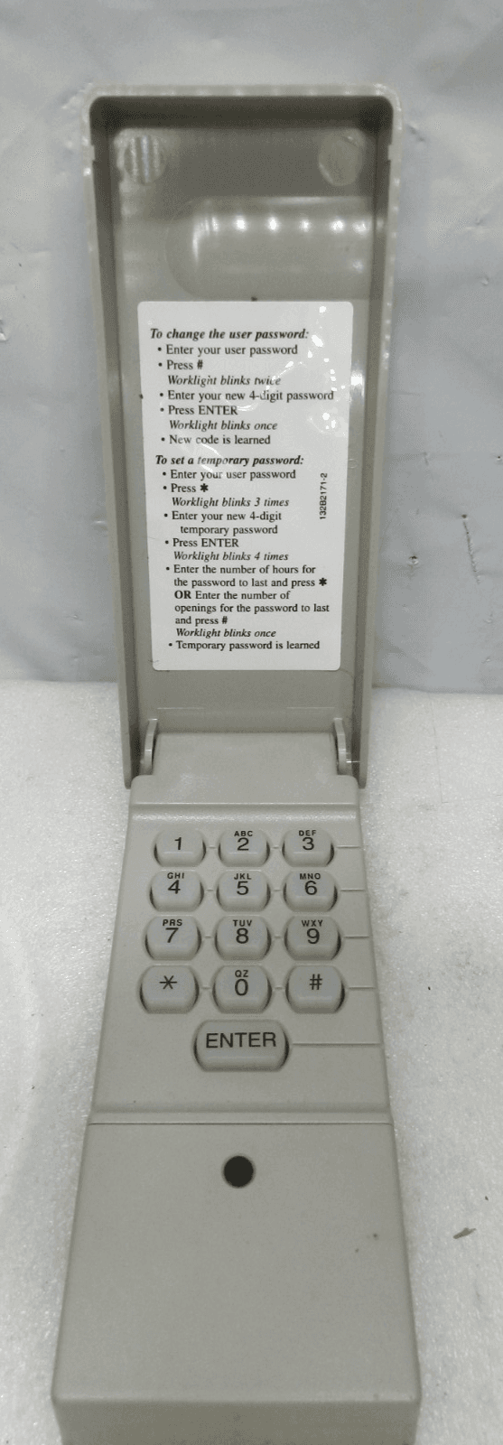 Sears Garage Door Keyless Entry Keypad Assembly Model 139.53684/139.1879 (J33J) - Thumbnail 2