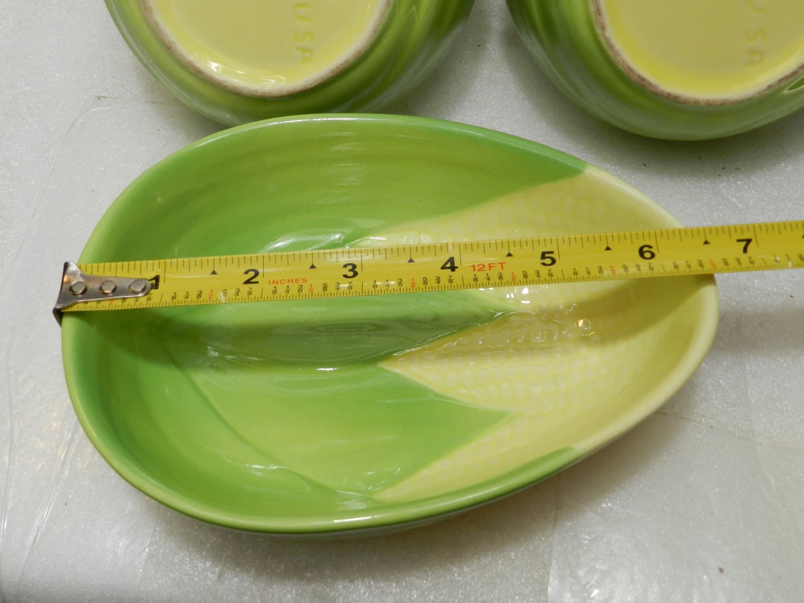 4 Terrace Ceramics Oval Corn Serving Dish Bowl 227 USA Cottage Vintage I49S - Thumbnail 10