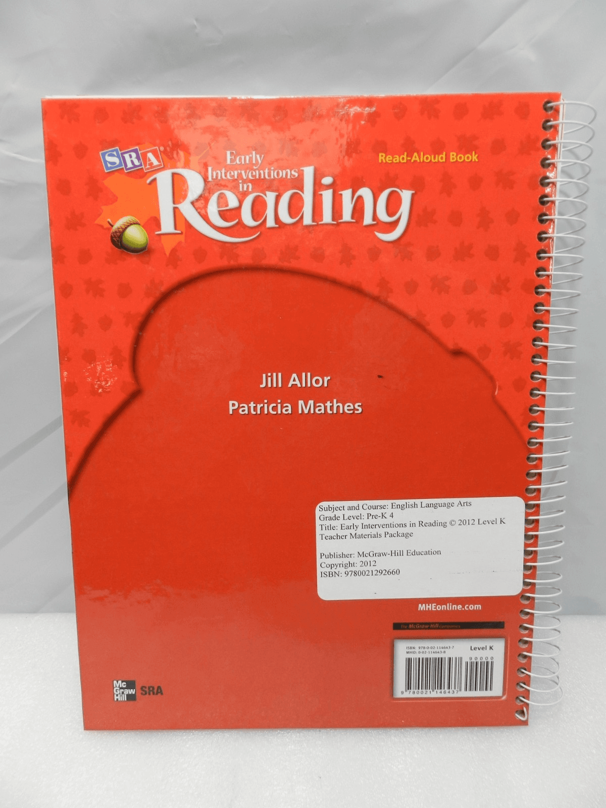 SRA McGraw Hill Early Interventions In Reading Read-Aloud Book Grade K E33J - Thumbnail 7