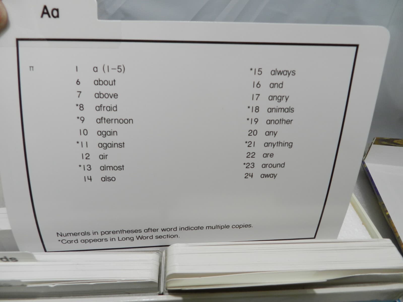 Harcourt School Publishers Trophies - Letter & Word Cards Grade 1 (E28J) - Thumbnail 11