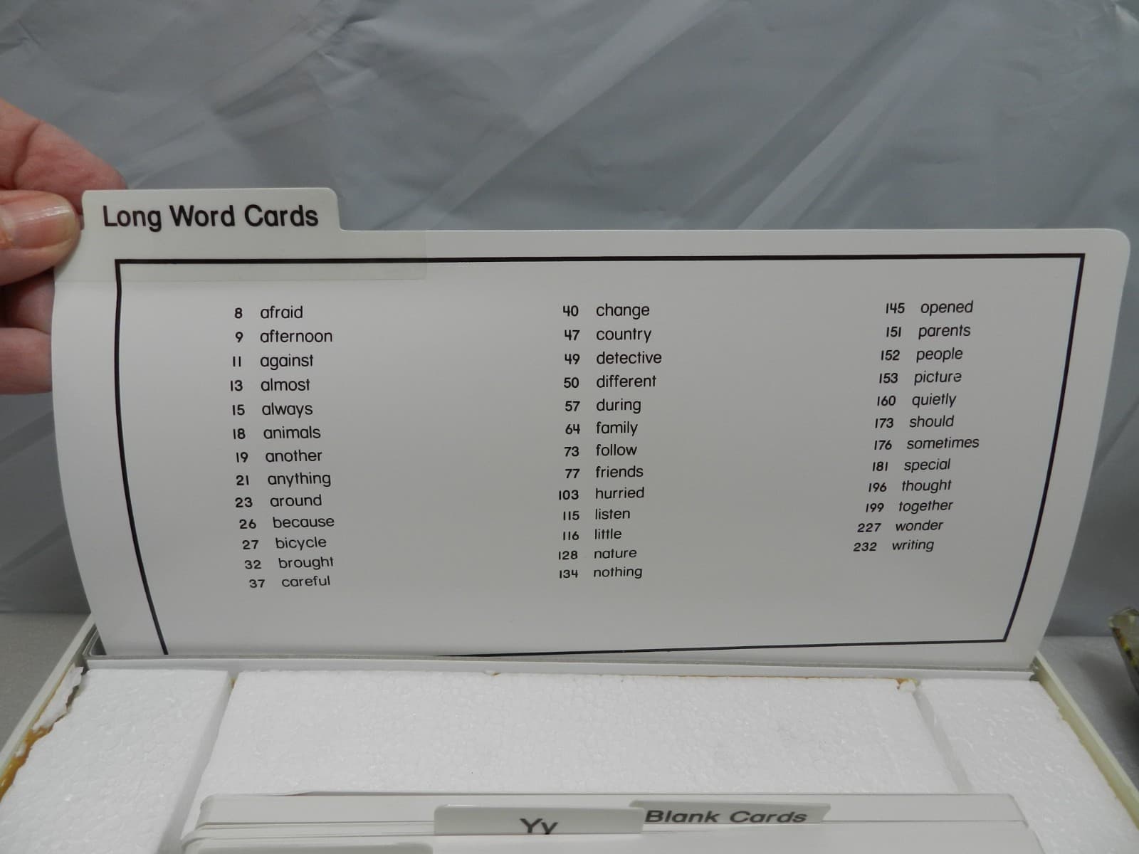 Harcourt School Publishers Trophies - Letter & Word Cards Grade 1 (E28J) - Thumbnail 7