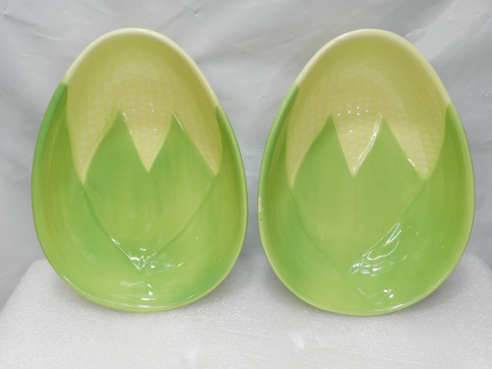 4 Terrace Ceramics Oval Corn Serving Dish Bowl 227 USA Cottage Vintage I49S - Thumbnail 2