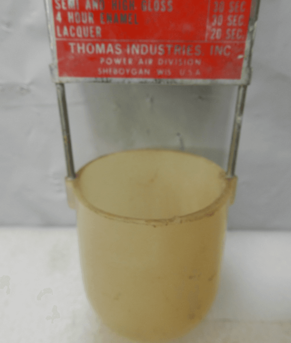 Vintage Paint Viscosimeter Thinning Gauge w/Chart Thomas Industries (J35J - Thumbnail 3