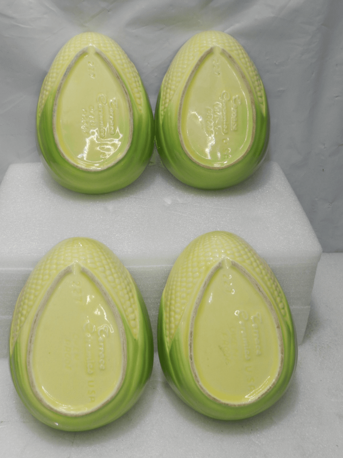 4 Terrace Ceramics Oval Corn Serving Dish Bowl 227 USA Cottage Vintage I49S - Thumbnail 6