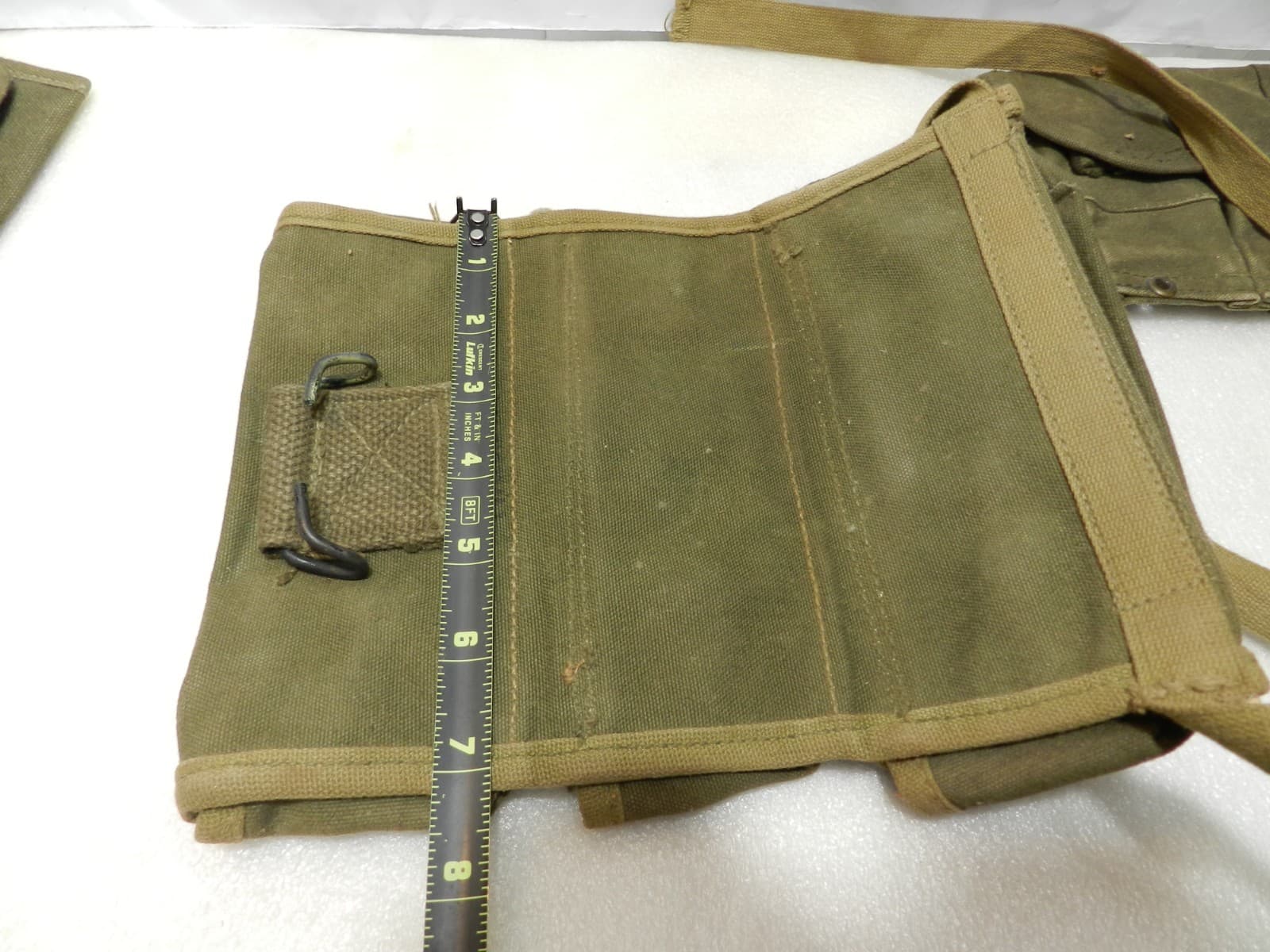 Original U S WWII Triple Grenade Pouch WWII Korean War & Ammo Pouches A16JJ - Thumbnail 9