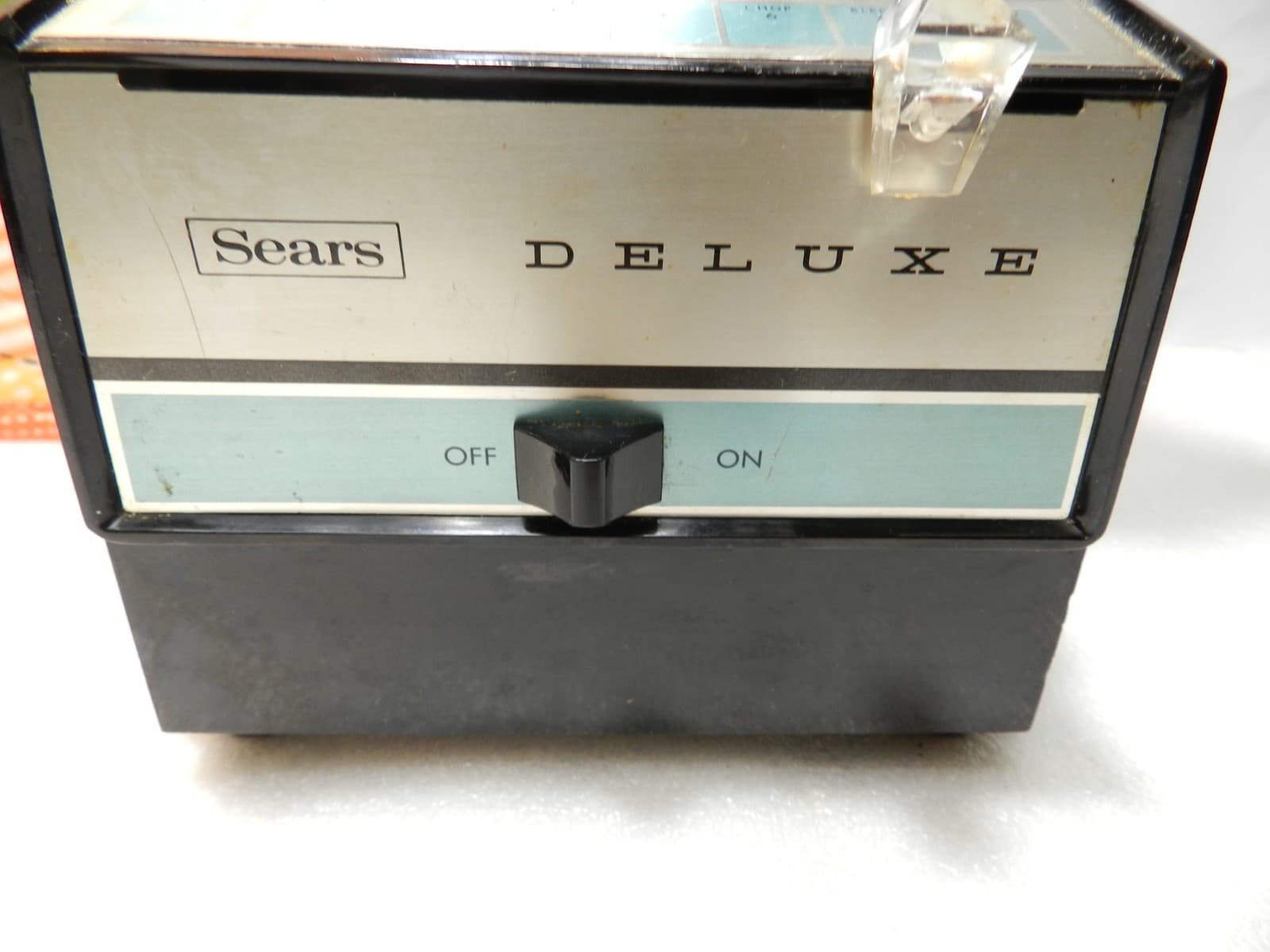 Vintage Sears Kenmore Deluxe 8 Speed 5 Cup Blender W Glass Pitcher & Cover A18 - Thumbnail 3
