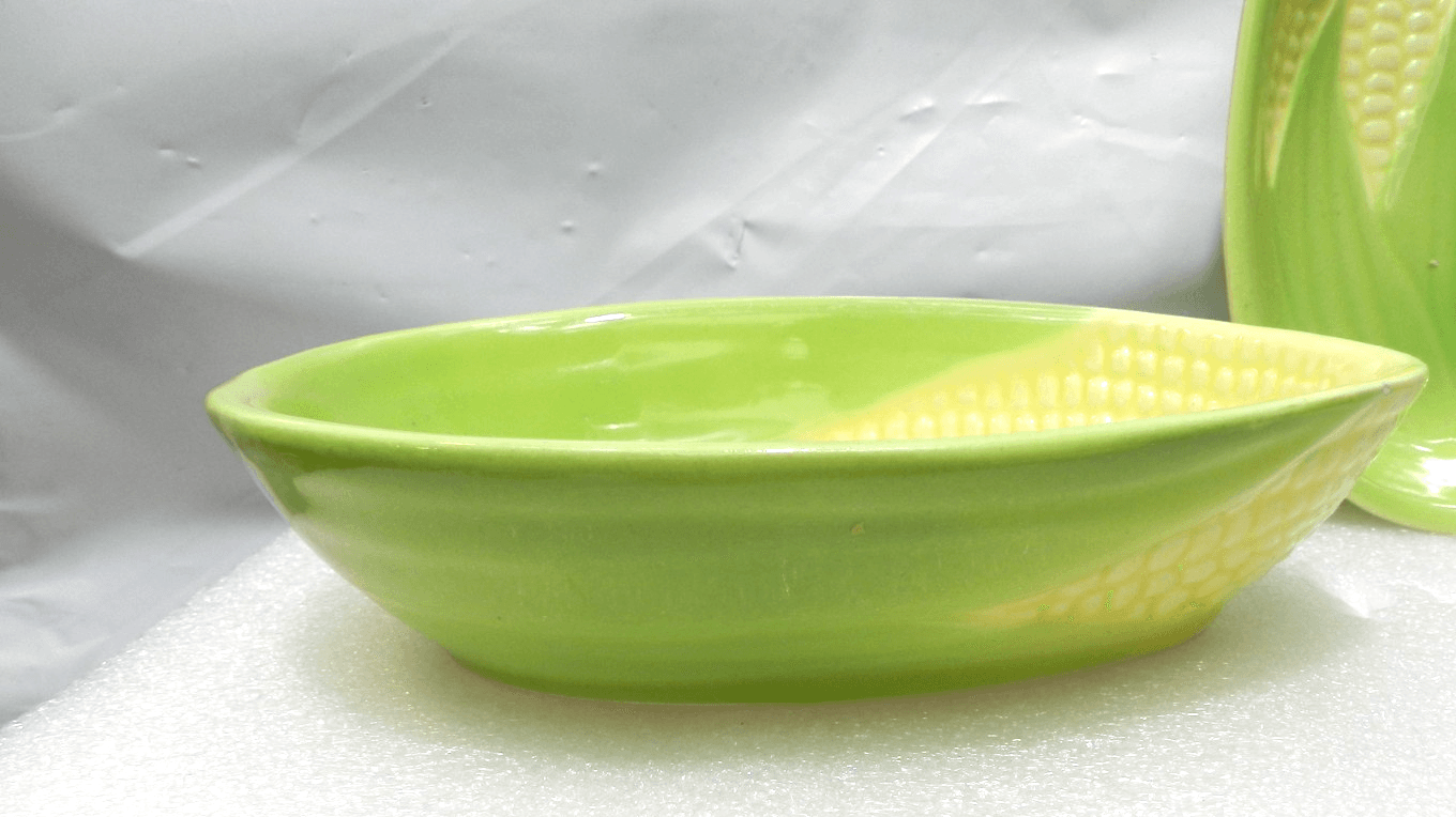 3 Terrace Ceramics Oval Corn Serving Dish Bowl 227 USA Cottage Vintage I51S - Thumbnail 4