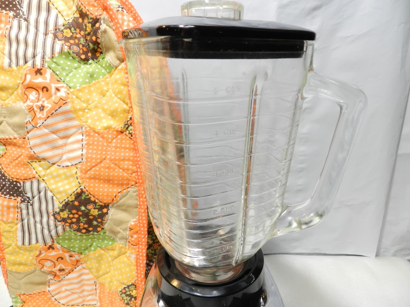 Vintage Sears Kenmore Deluxe 8 Speed 5 Cup Blender W Glass Pitcher & Cover A18 - Thumbnail 4