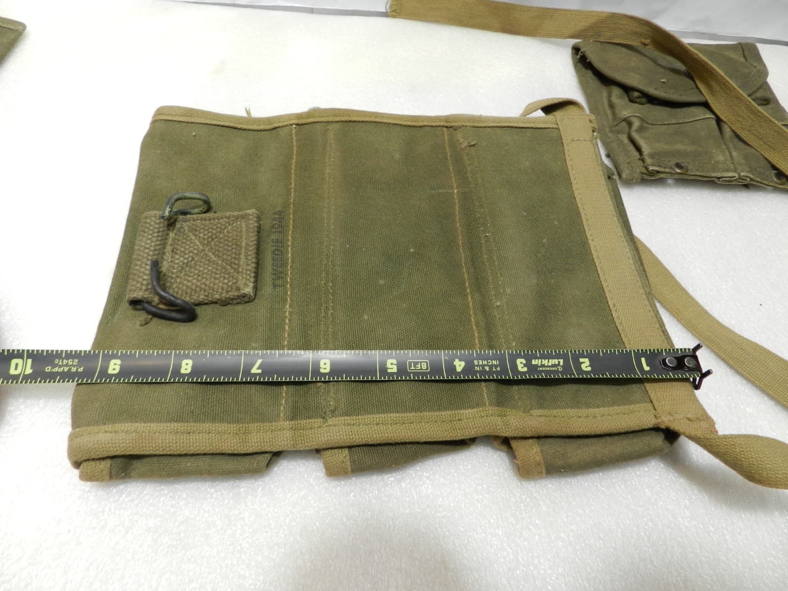 Original U S WWII Triple Grenade Pouch WWII Korean War & Ammo Pouches A16JJ - Thumbnail 10
