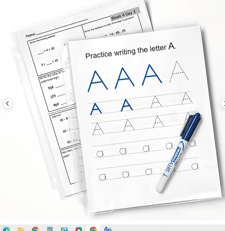 Avery Economy Sheet Protectors 8.5" x 11" Clear, Acid-Free 100/Box (75091) (M4K) - Thumbnail 4