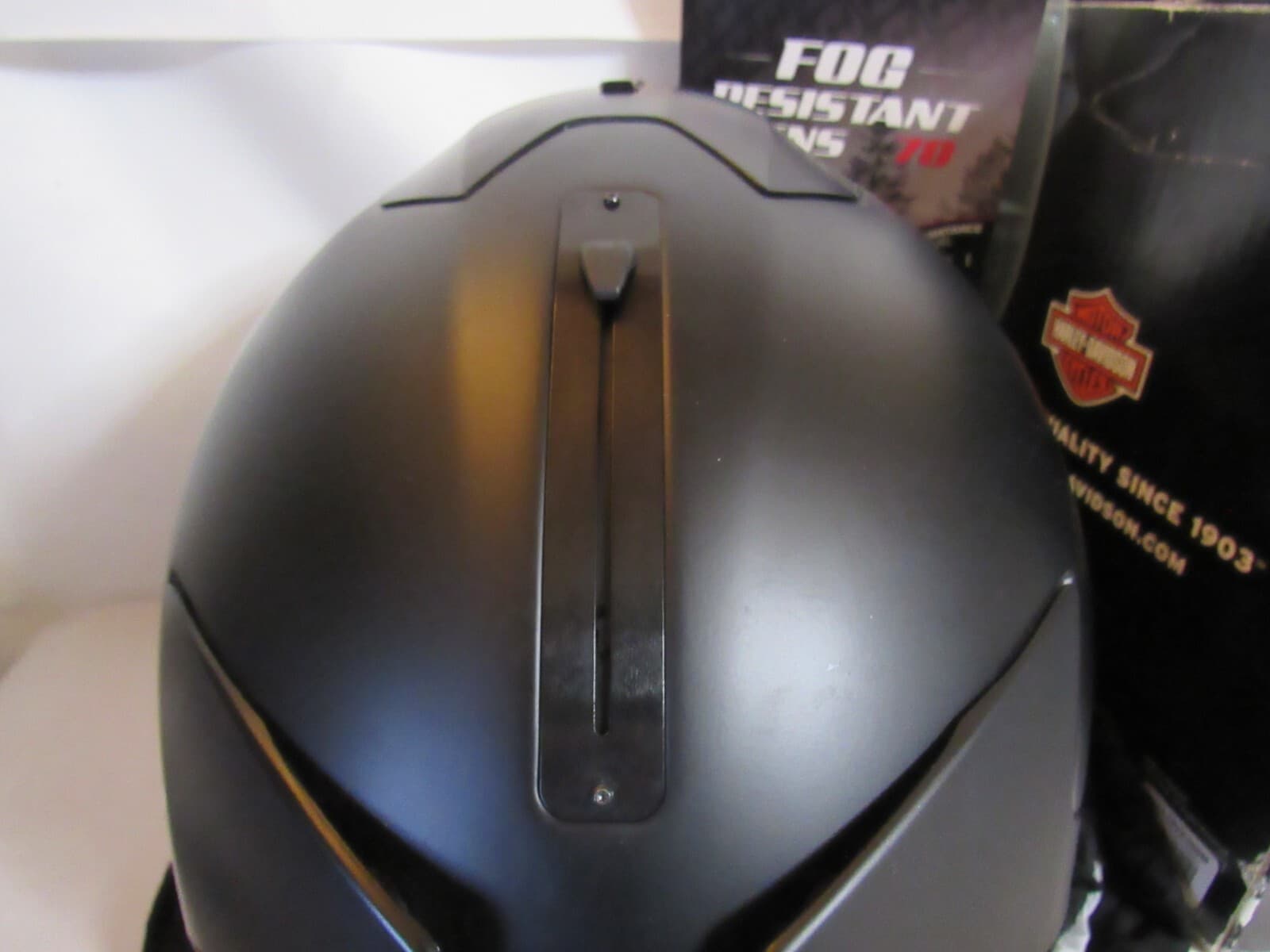 Harley-Davidson Mens Camelot Sun Shield S08 FullFace Helmet Med Black 98352-19VX - Thumbnail 6