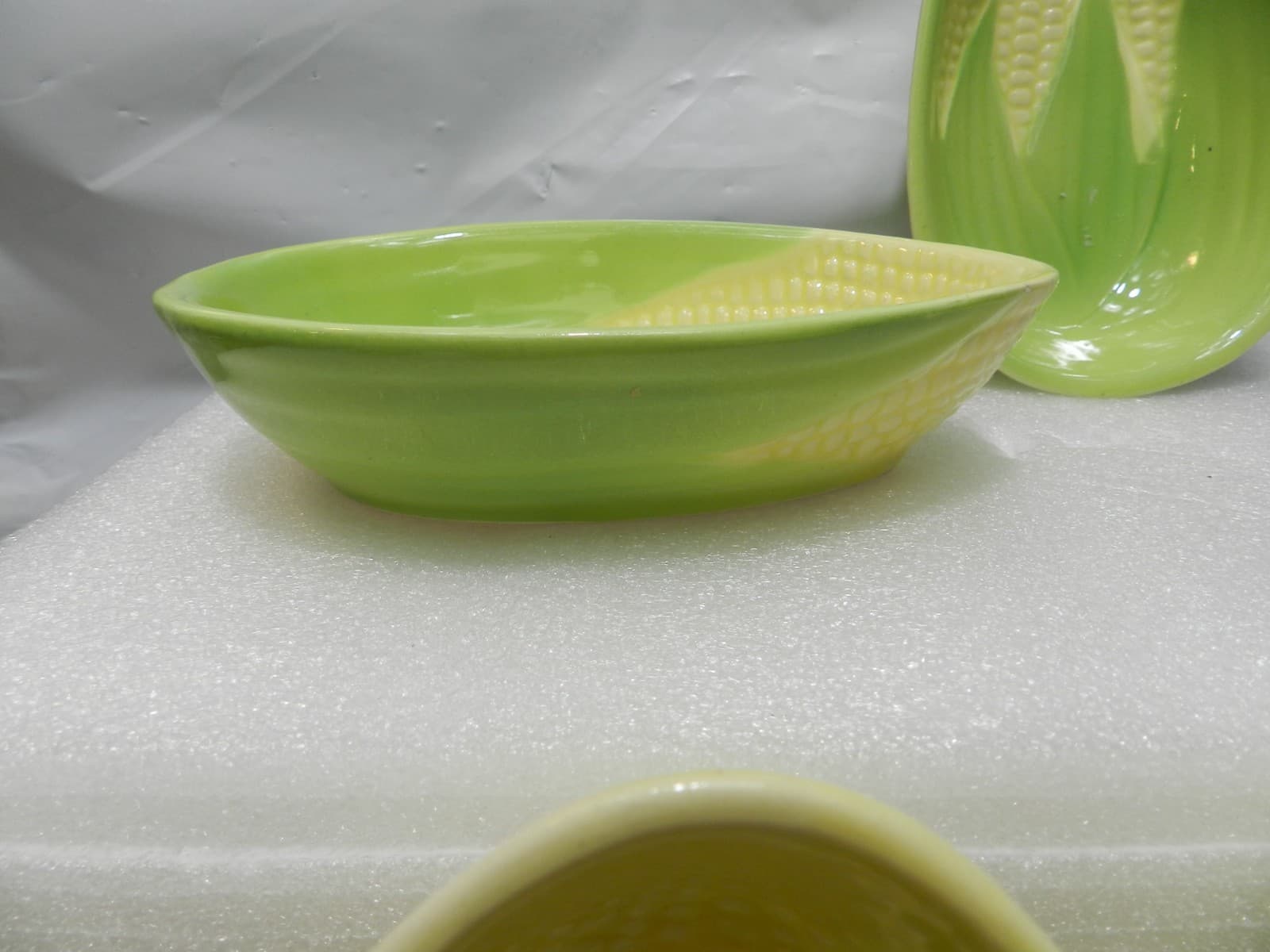 4 Terrace Ceramics Oval Corn Serving Dish Bowl 227 USA Cottage Vintage I50S - Thumbnail 4