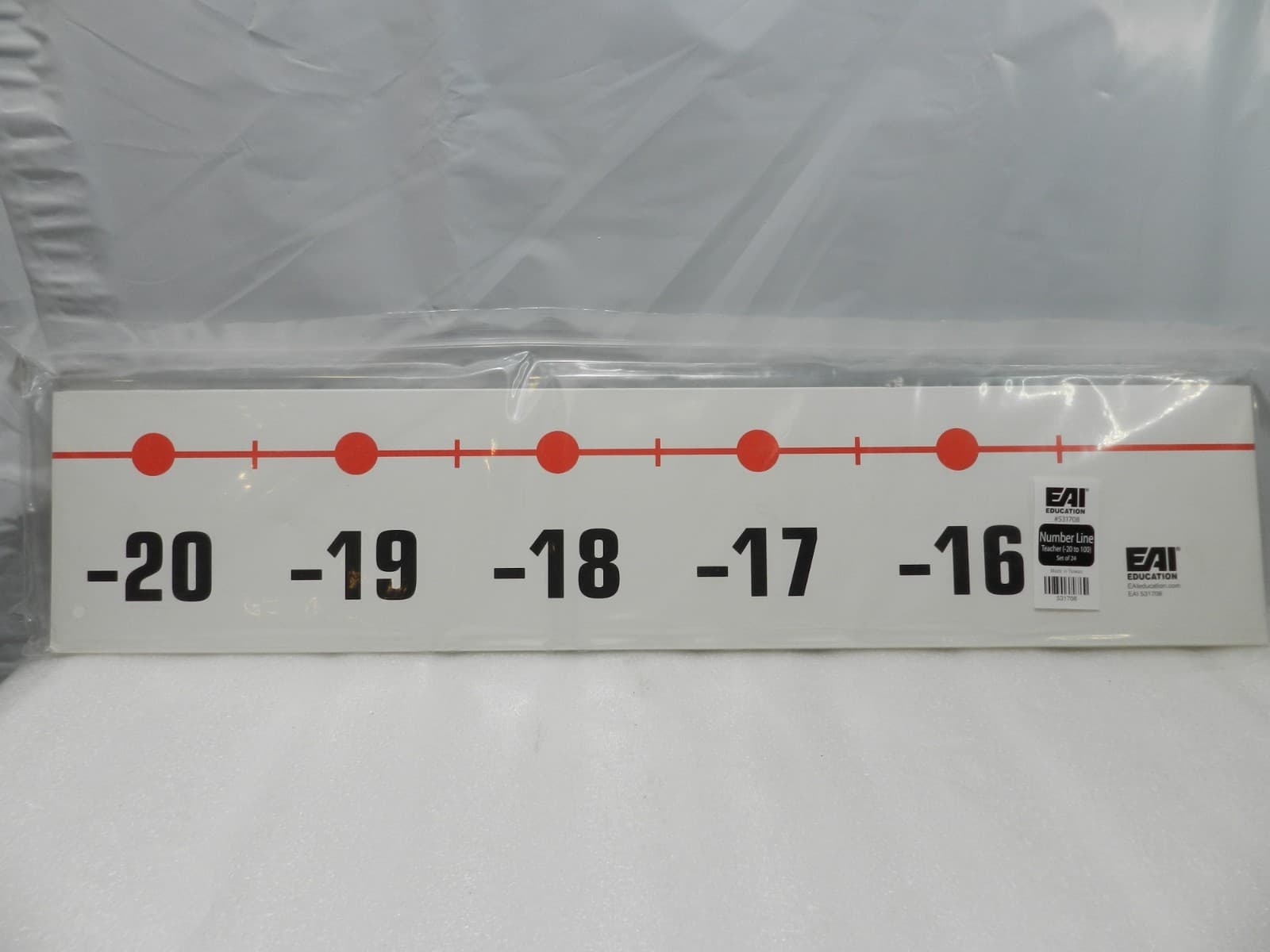 EAI Education Classroom Teacher Number Line (-20 to 100) 24pc. 531708 (E39J) - Thumbnail 2