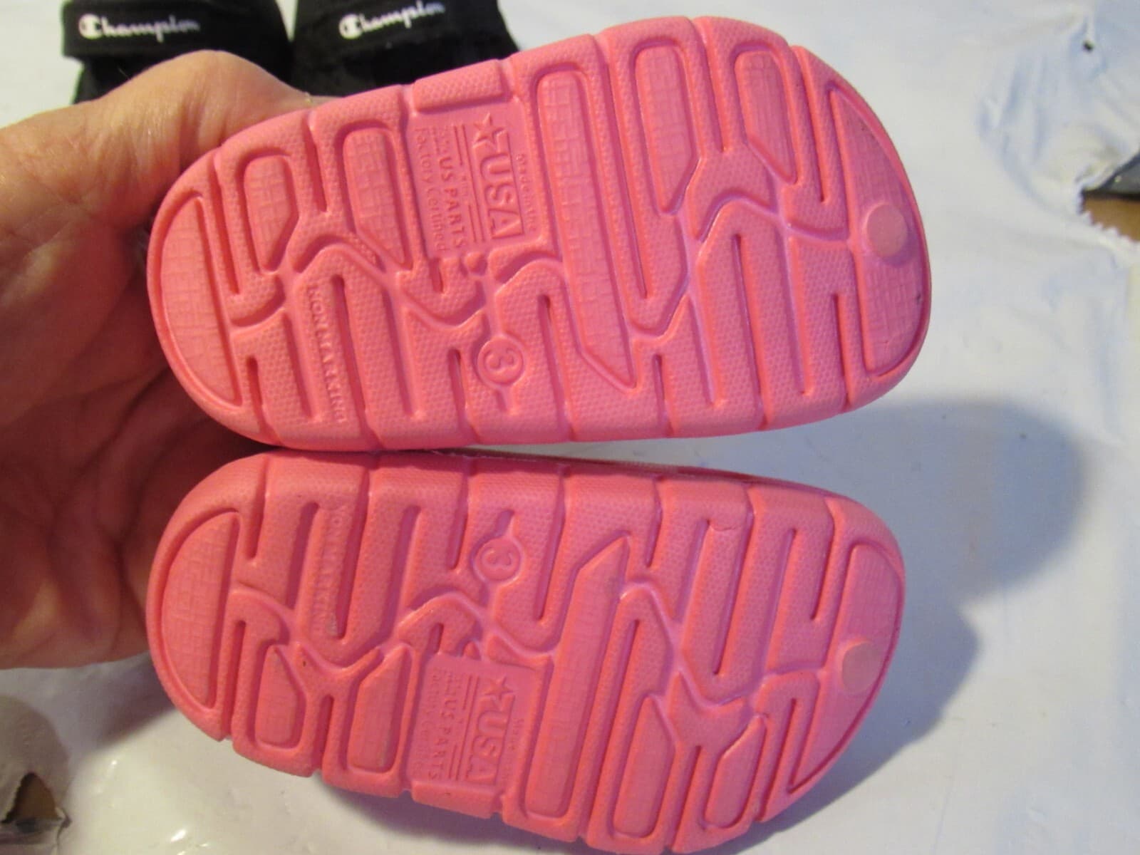 3 Pair Toddler Girls Shoes Champion Wonder Nation Sandals Size 3 B33M - Thumbnail 7