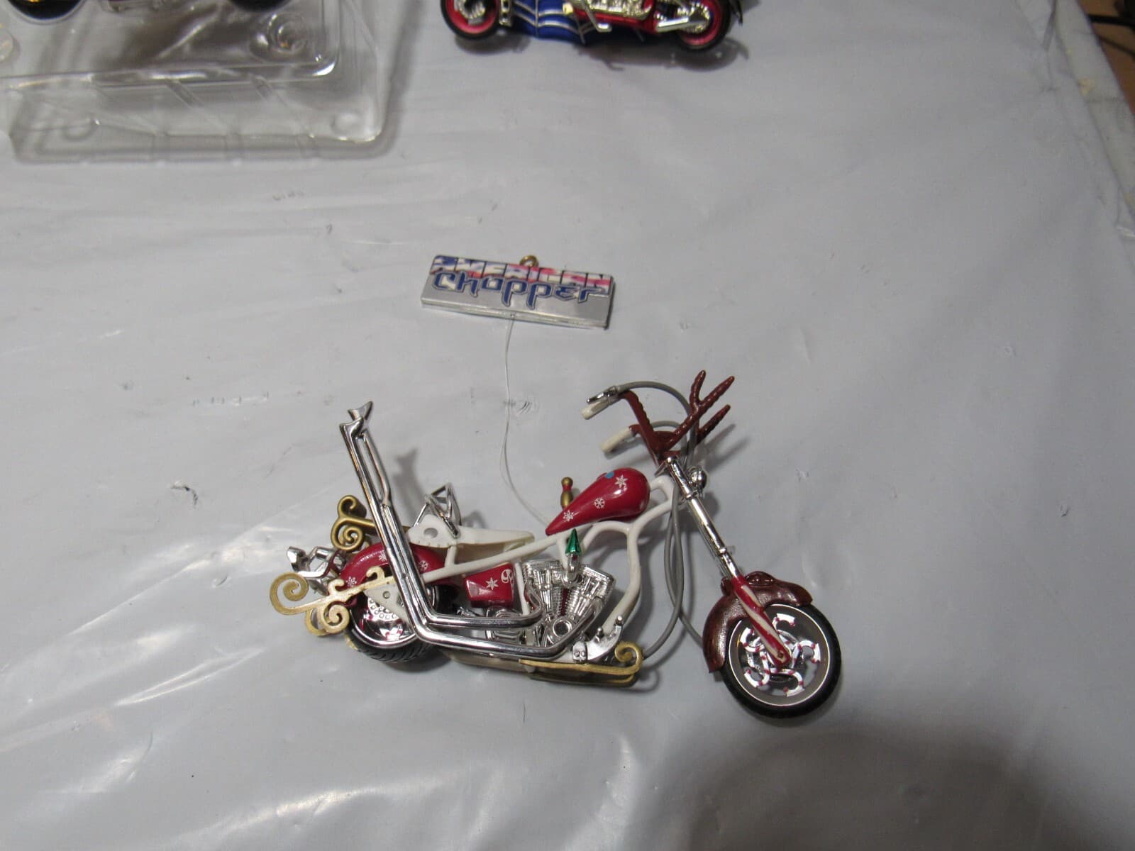 3 Carleton Cards American Chopper Christmas Motorcycle Heirloom Ornament P13M - Thumbnail 5